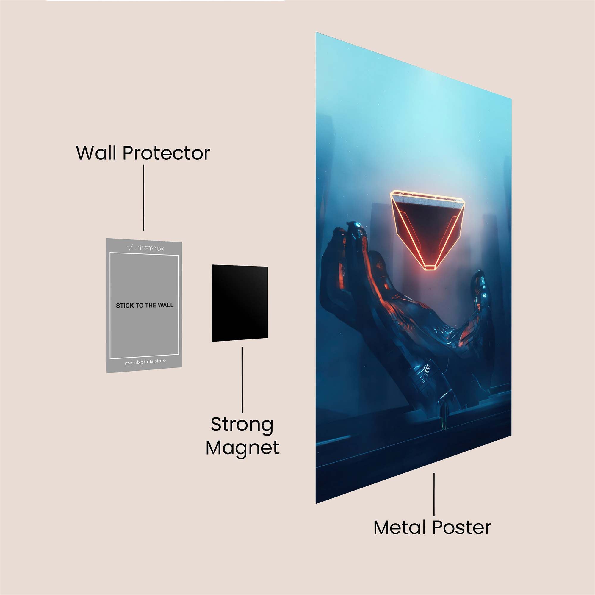 Sky Symphony Safe Wall Magnetic / M
