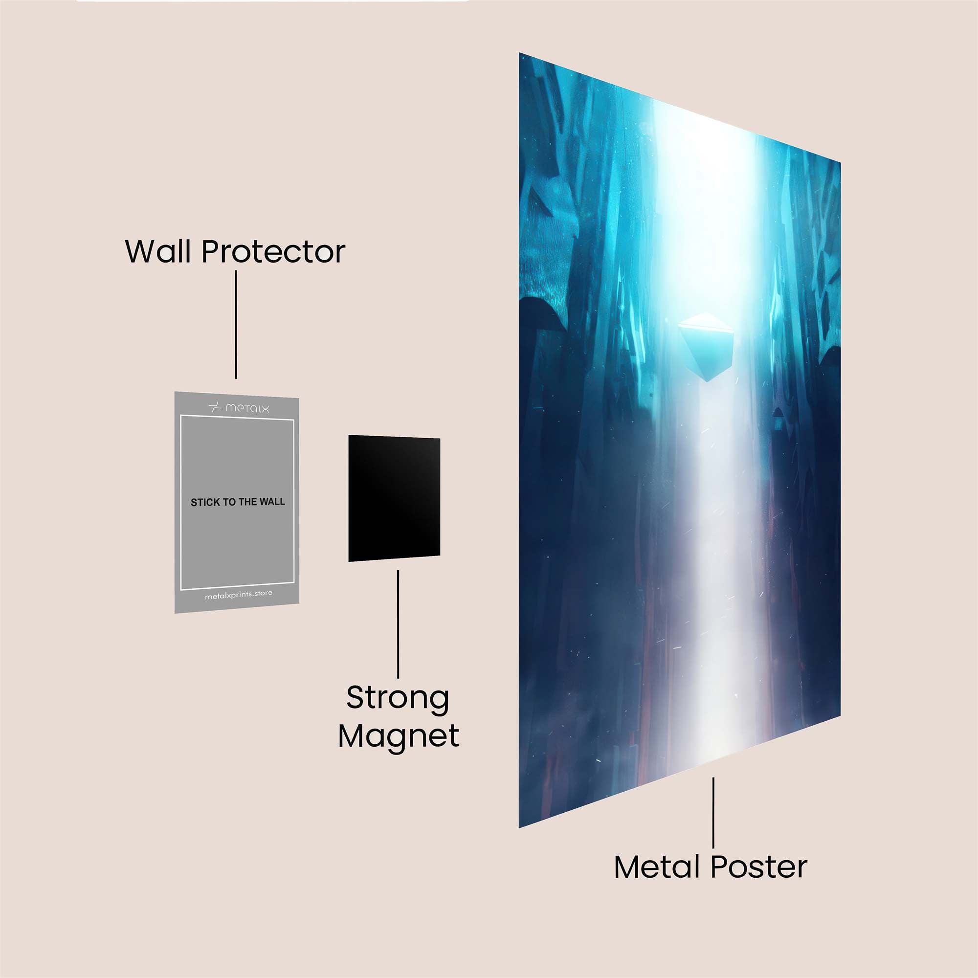 Skyward Wonder Safe Wall Magnetic / M