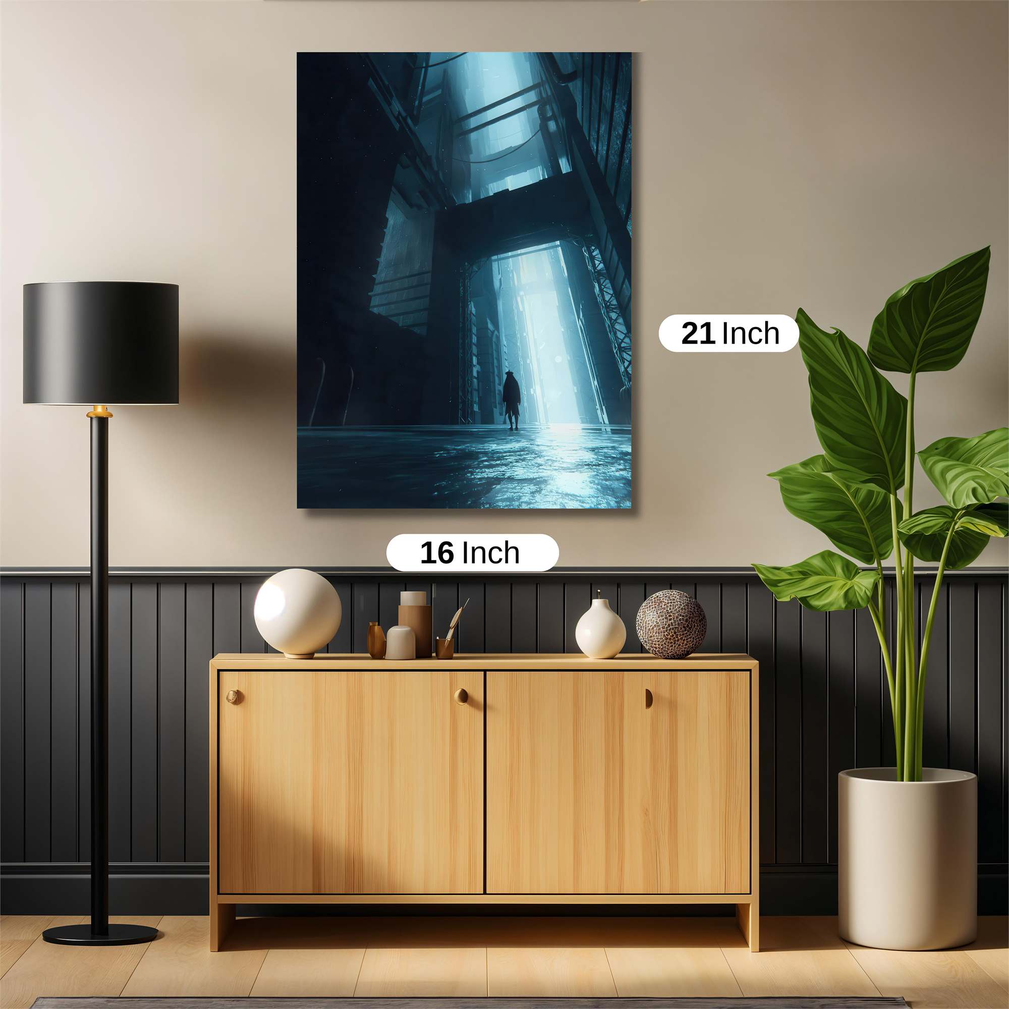 Cabin Tranquility Safe Wall Magnetic / M