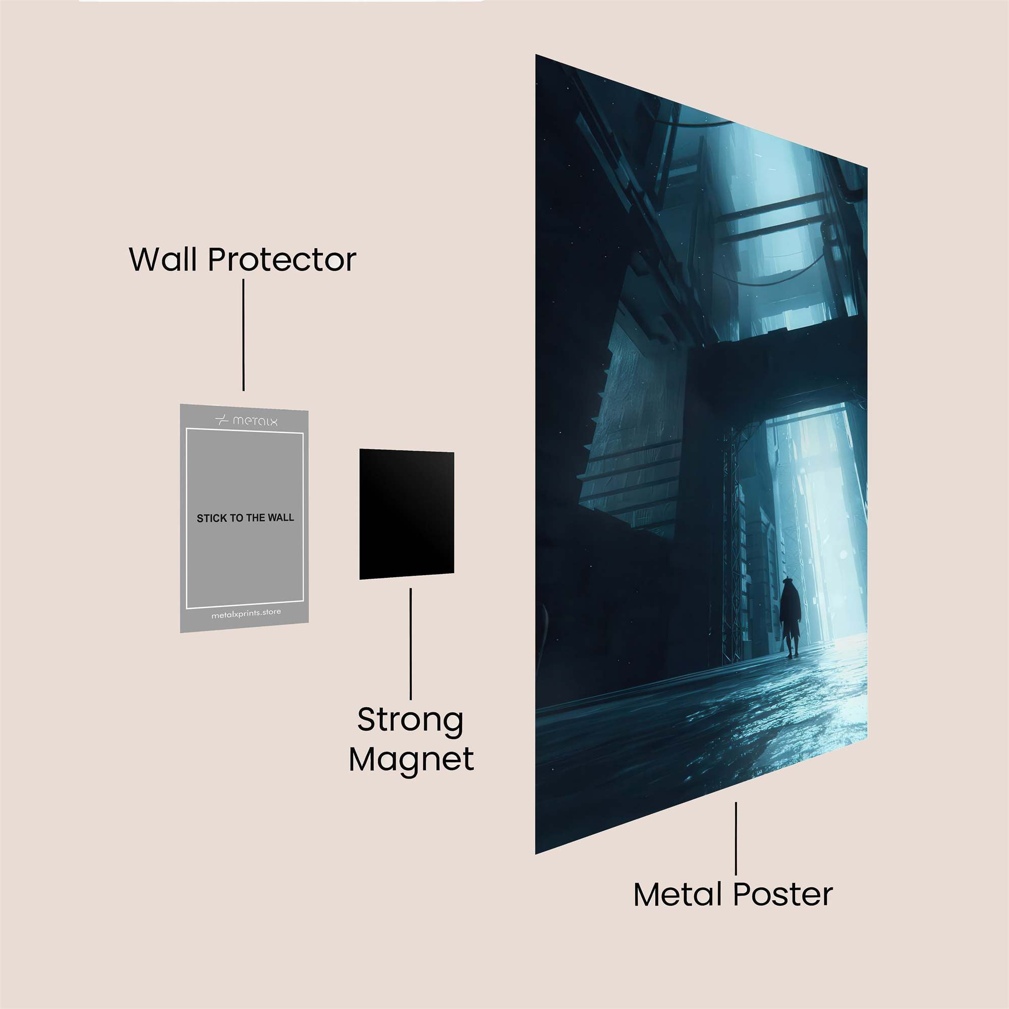 Cabin Tranquility Safe Wall Magnetic / M