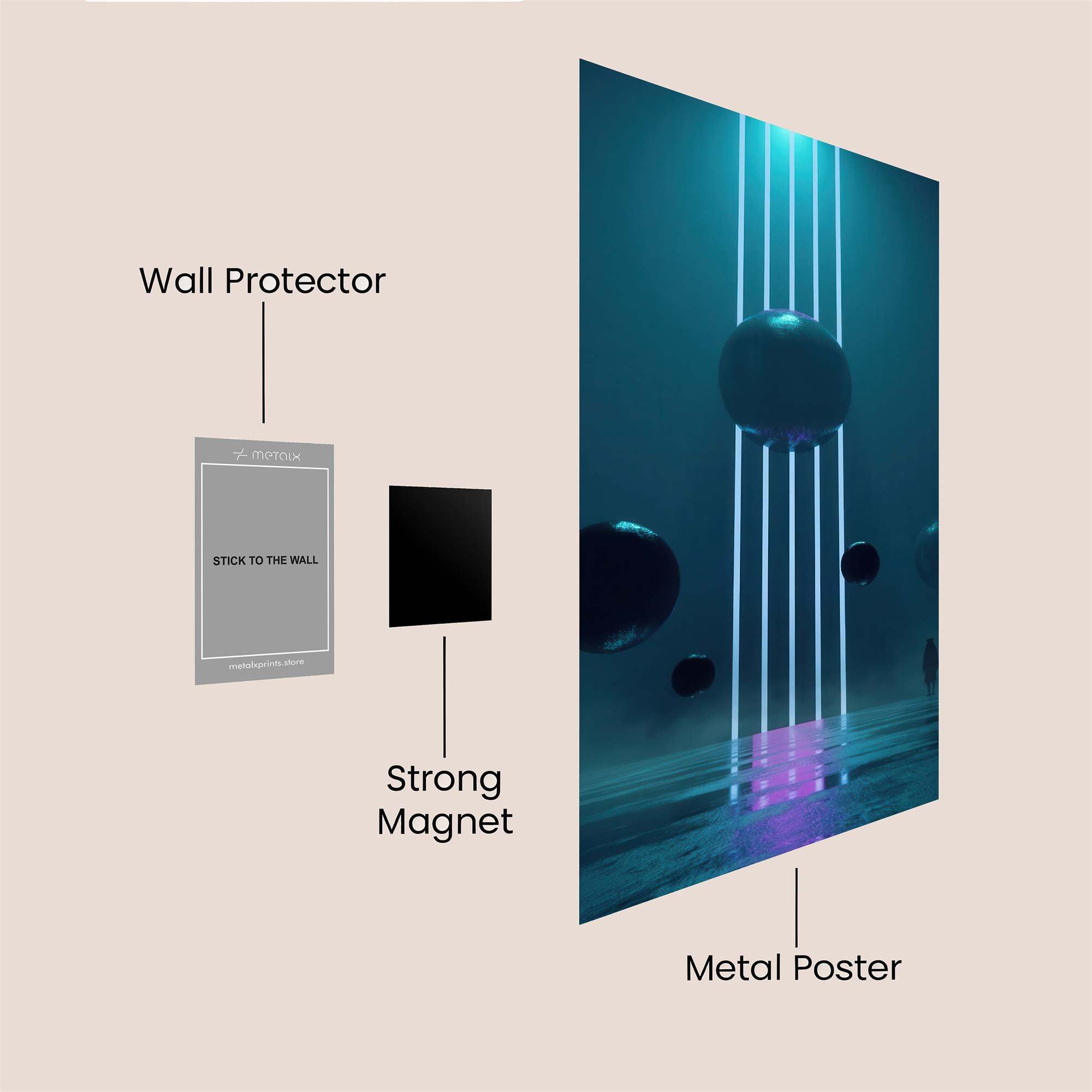 Signalbox Serenity Safe Wall Magnetic / M