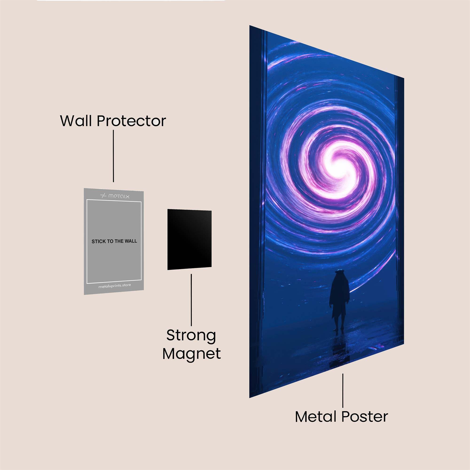 Cafe Serenity Safe Wall Magnetic / M