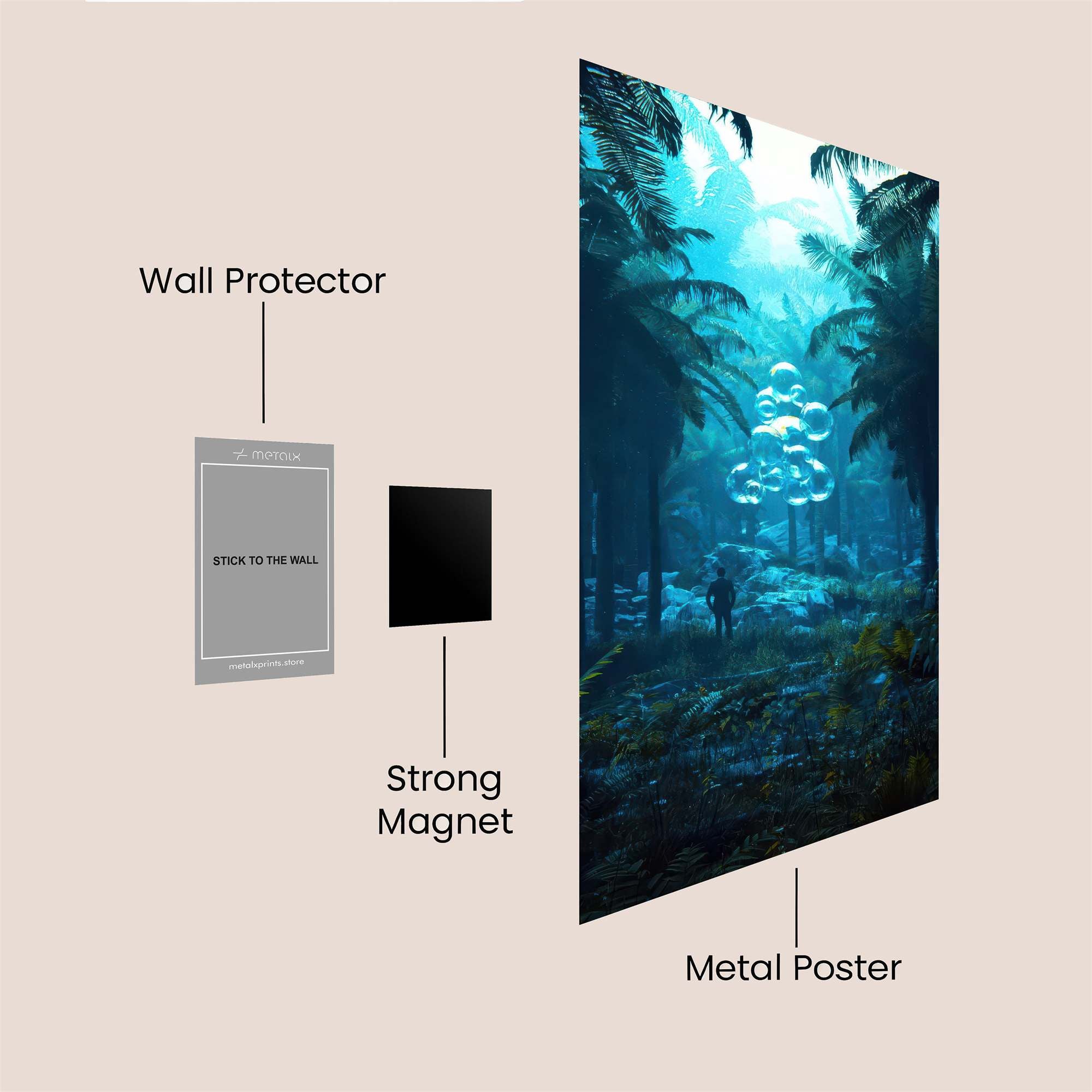 Alpine Serenity Safe Wall Magnetic / M