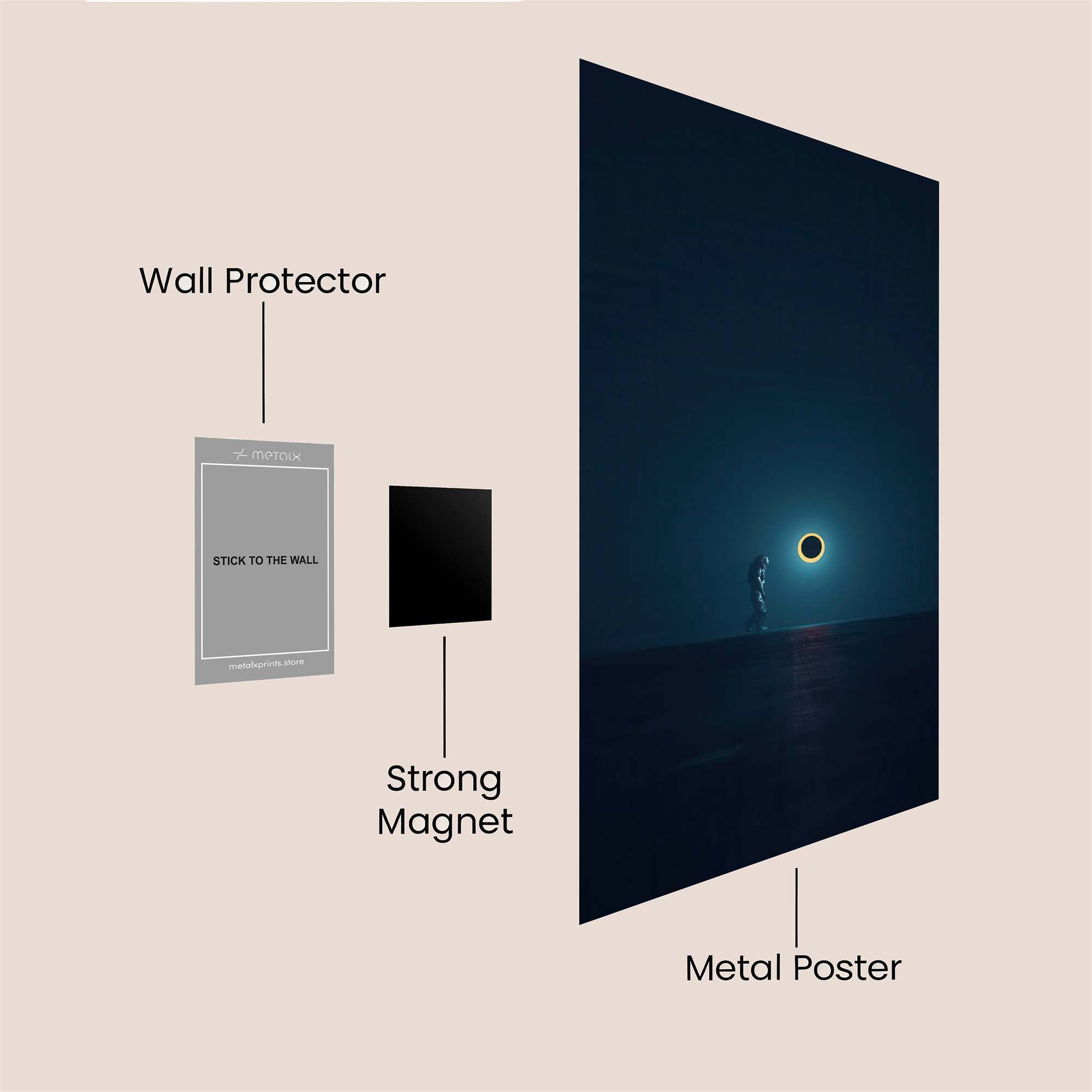 Villa Tranquil Safe Wall Magnetic / M