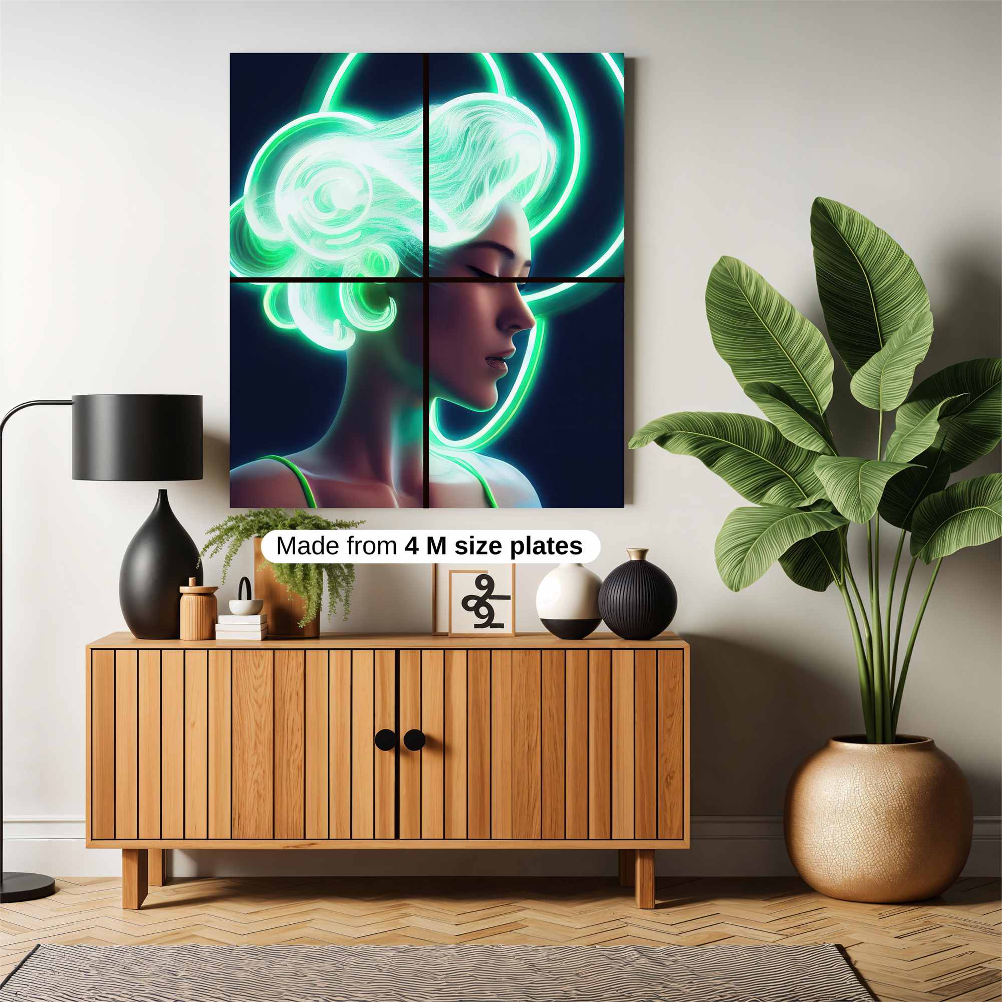 Neon Serenity Safe Wall Magnetic / M