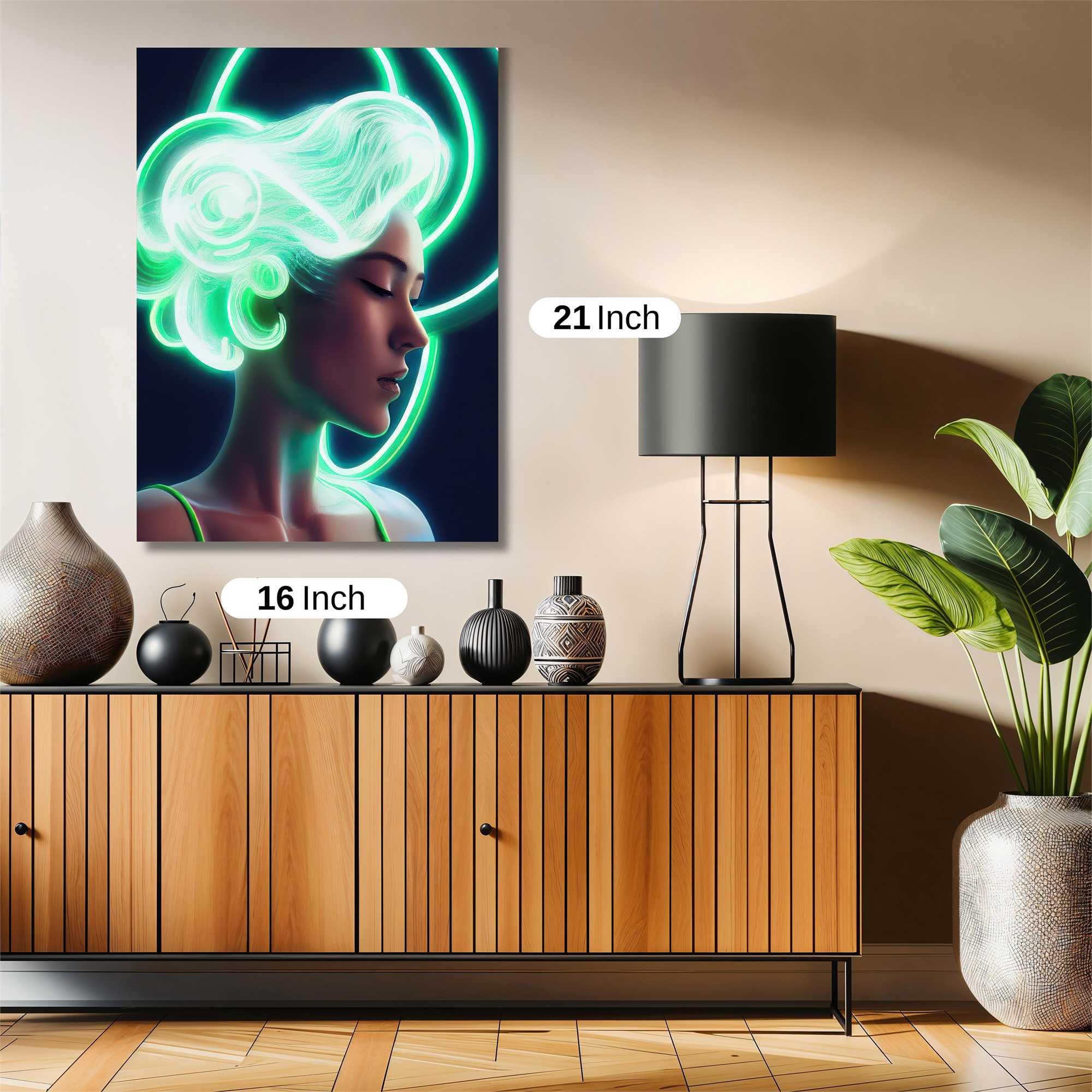 Neon Serenity Safe Wall Magnetic / M