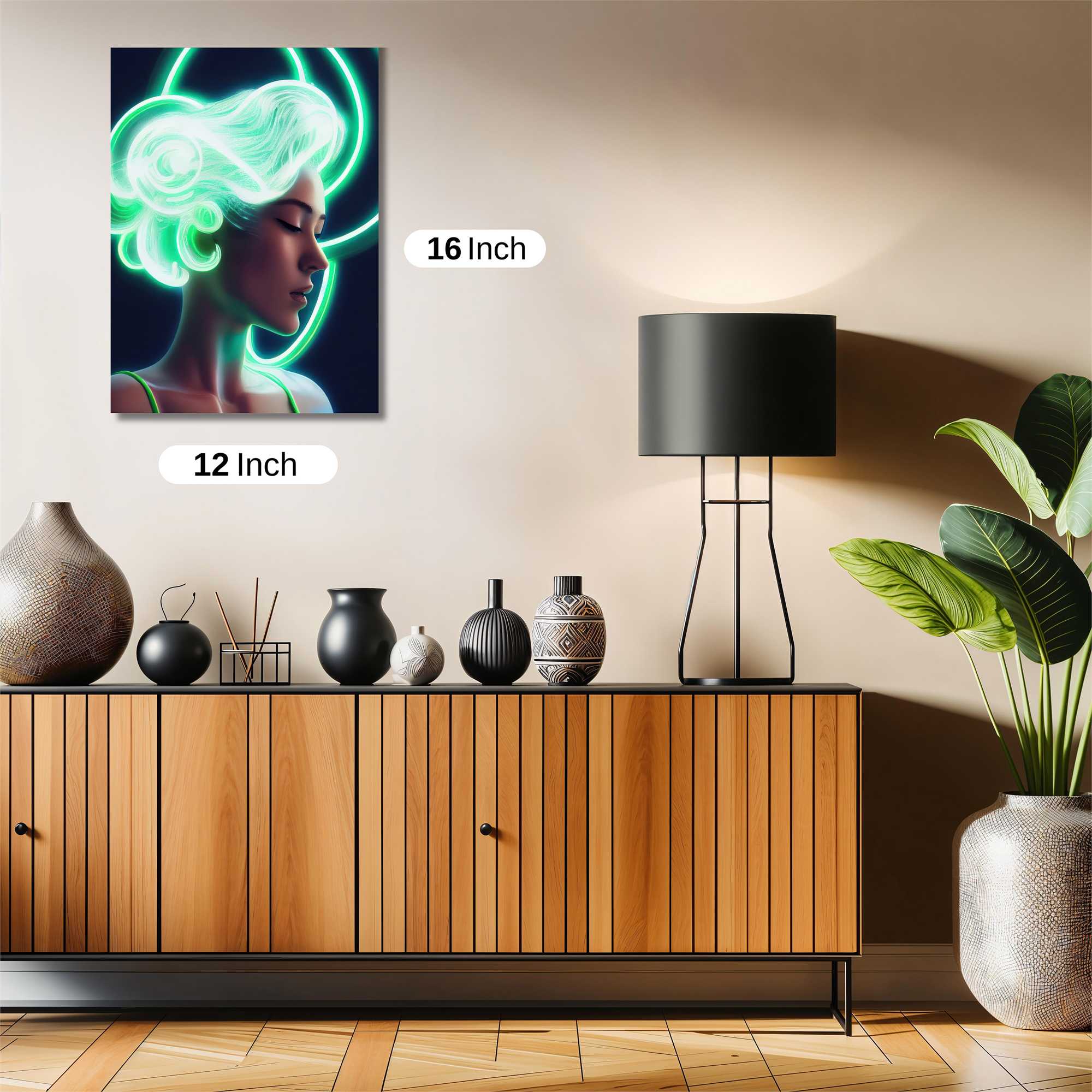 Neon Serenity Safe Wall Magnetic / M