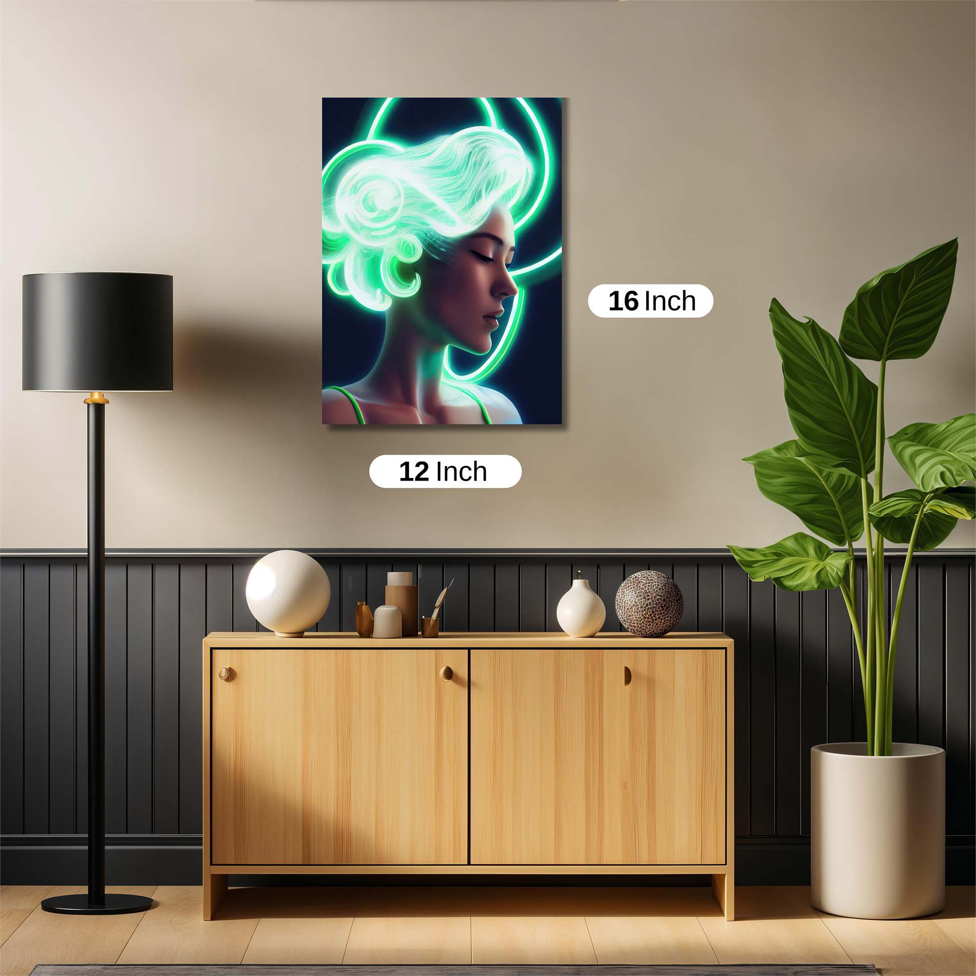 Neon Serenity Safe Wall Magnetic / M