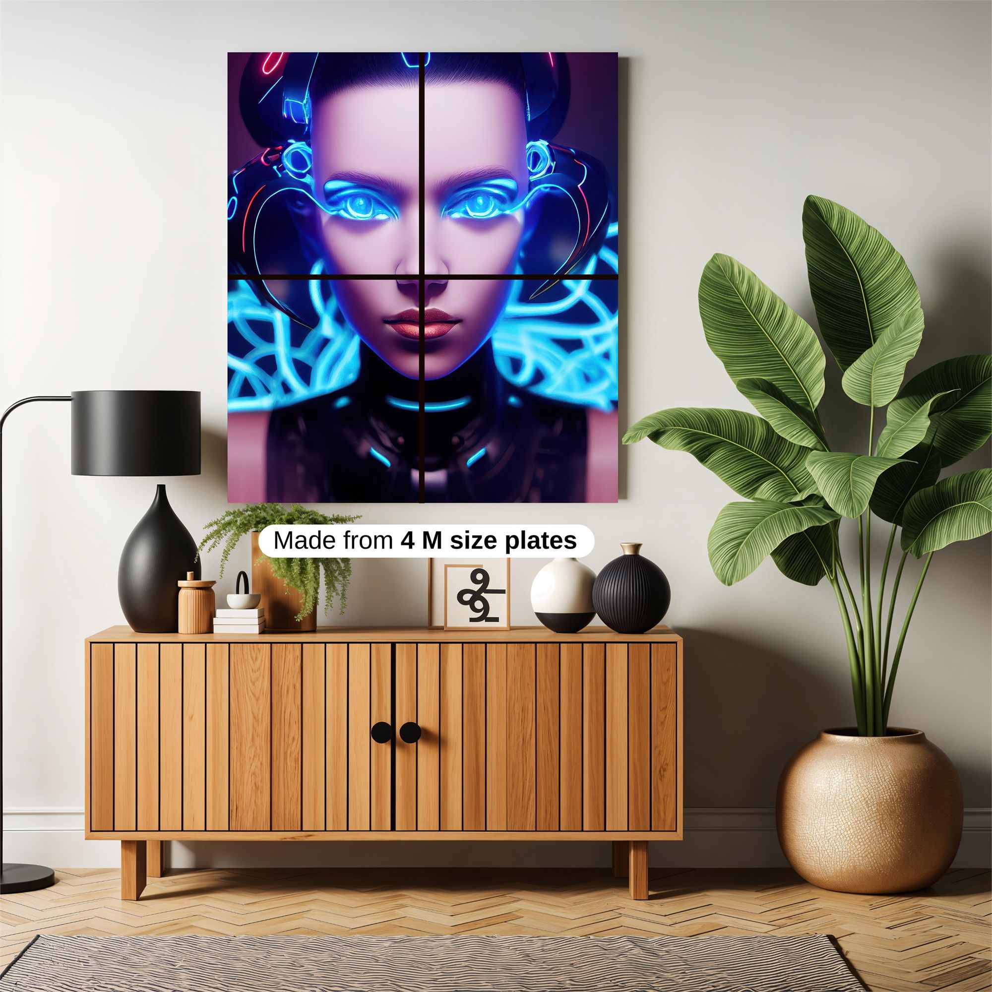 Cyber Enigma Safe Wall Magnetic / M