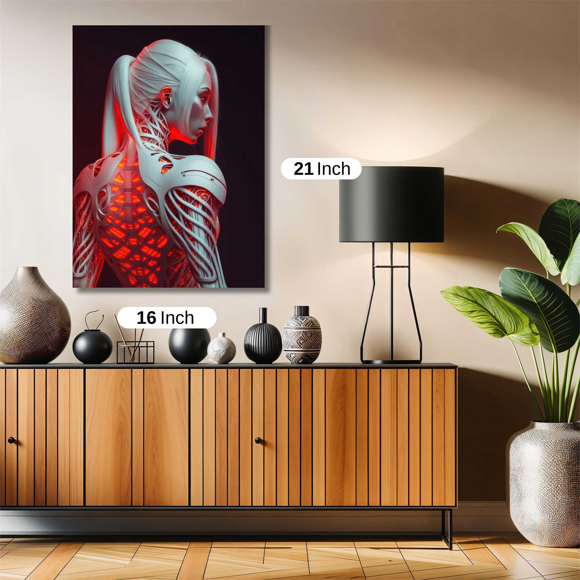 Cybernetic Elegance Safe Wall Magnetic / M