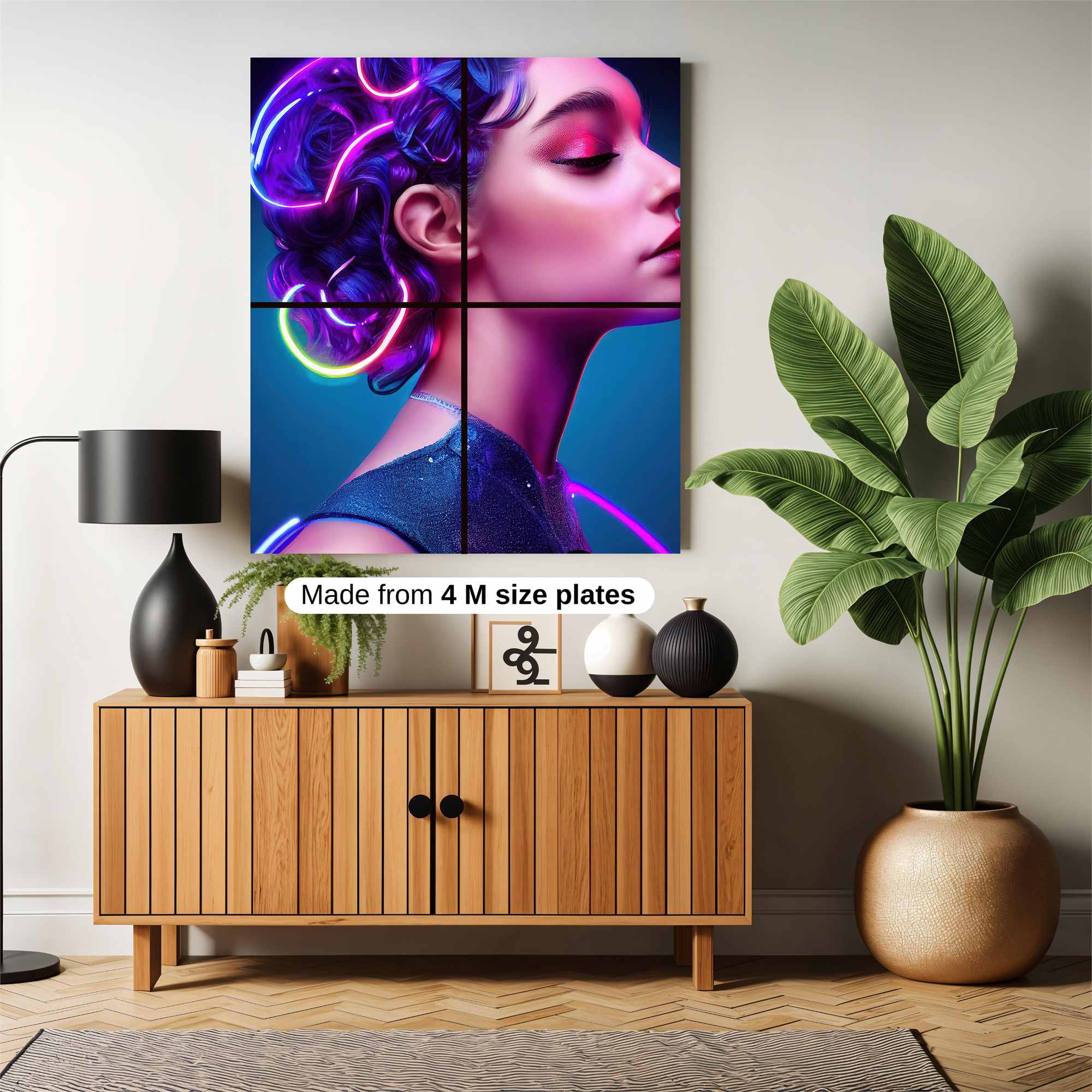 Neon Elegance Safe Wall Magnetic / M