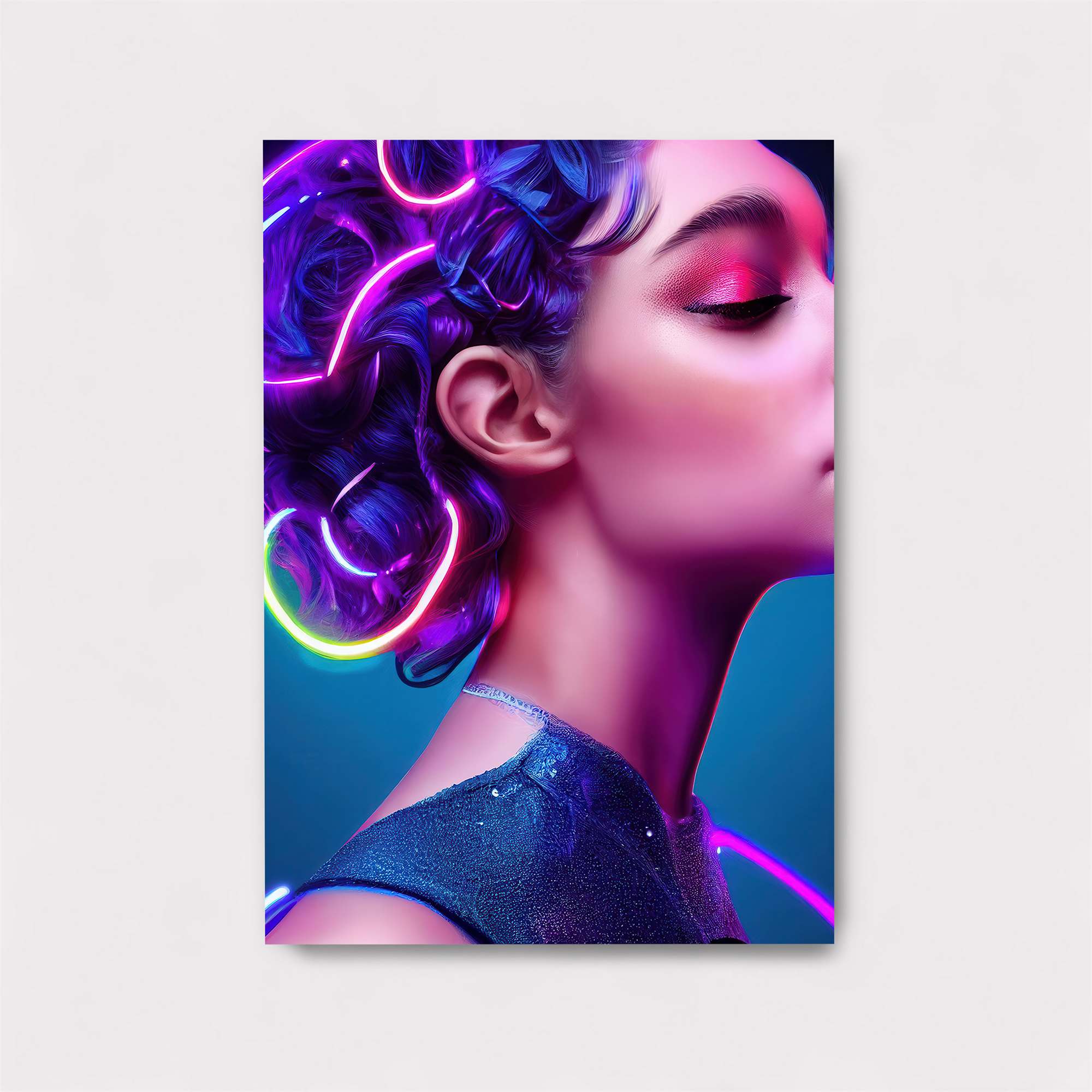 Neon Elegance Safe Wall Magnetic / M