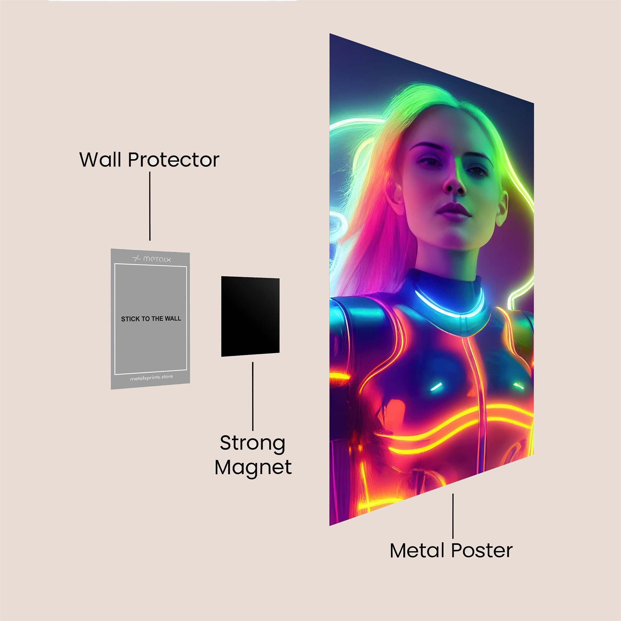 Neon Enigma Safe Wall Magnetic / M