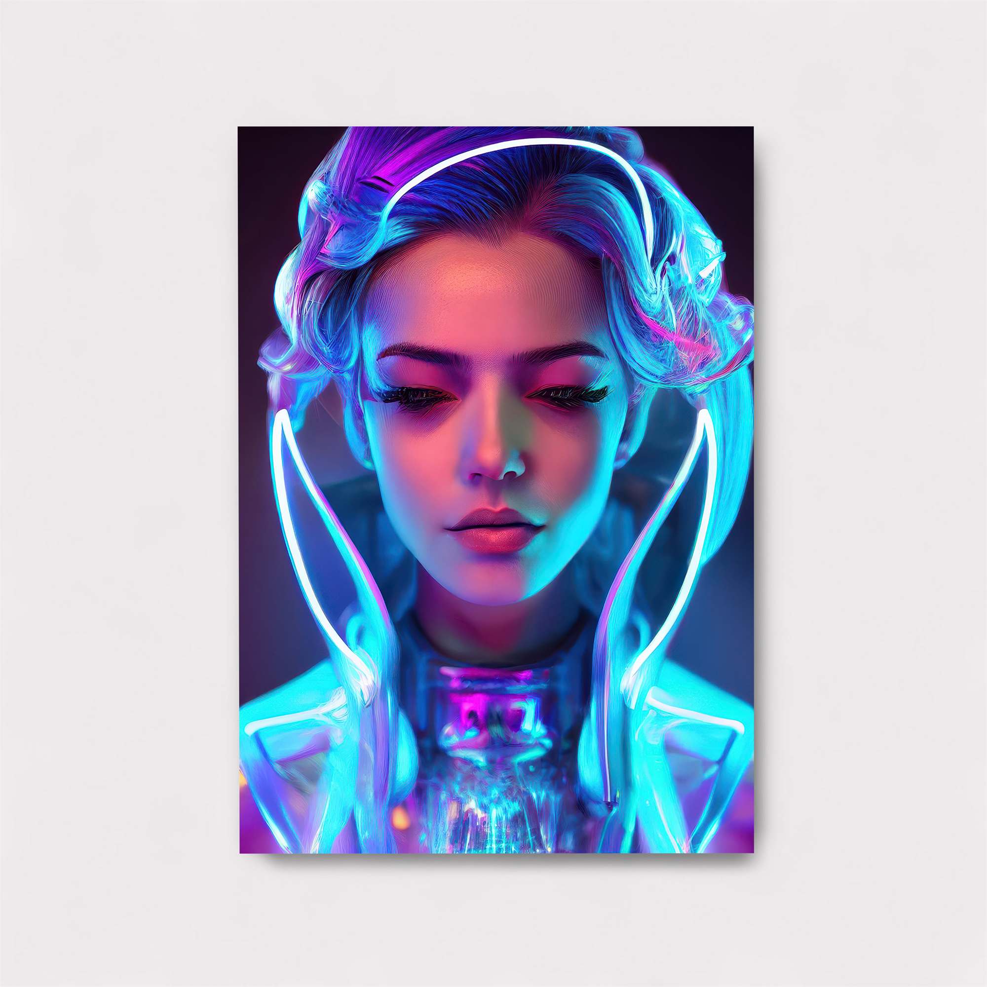 Neon Serenity Safe Wall Magnetic / M