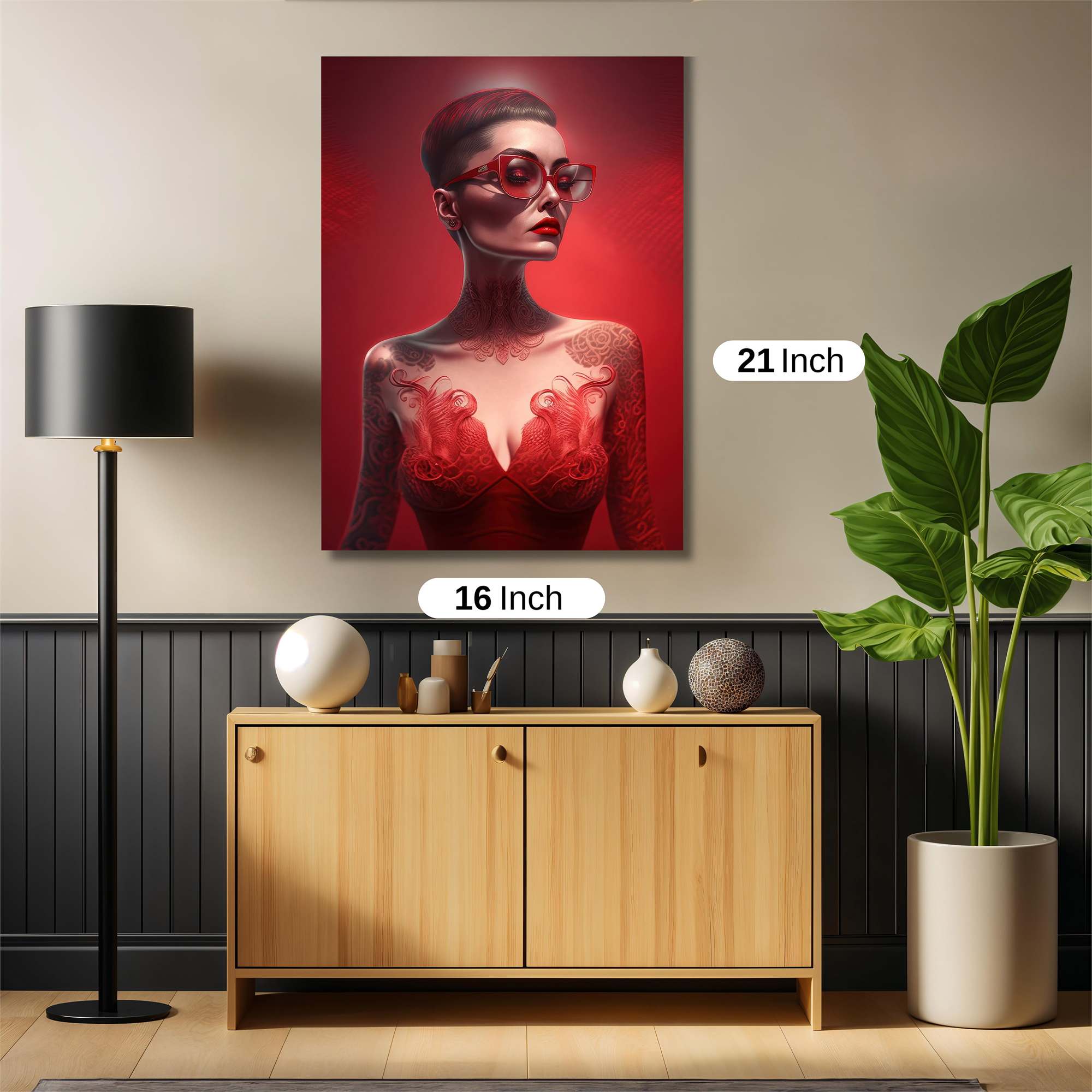 Tattooed Enigma Safe Wall Magnetic / M