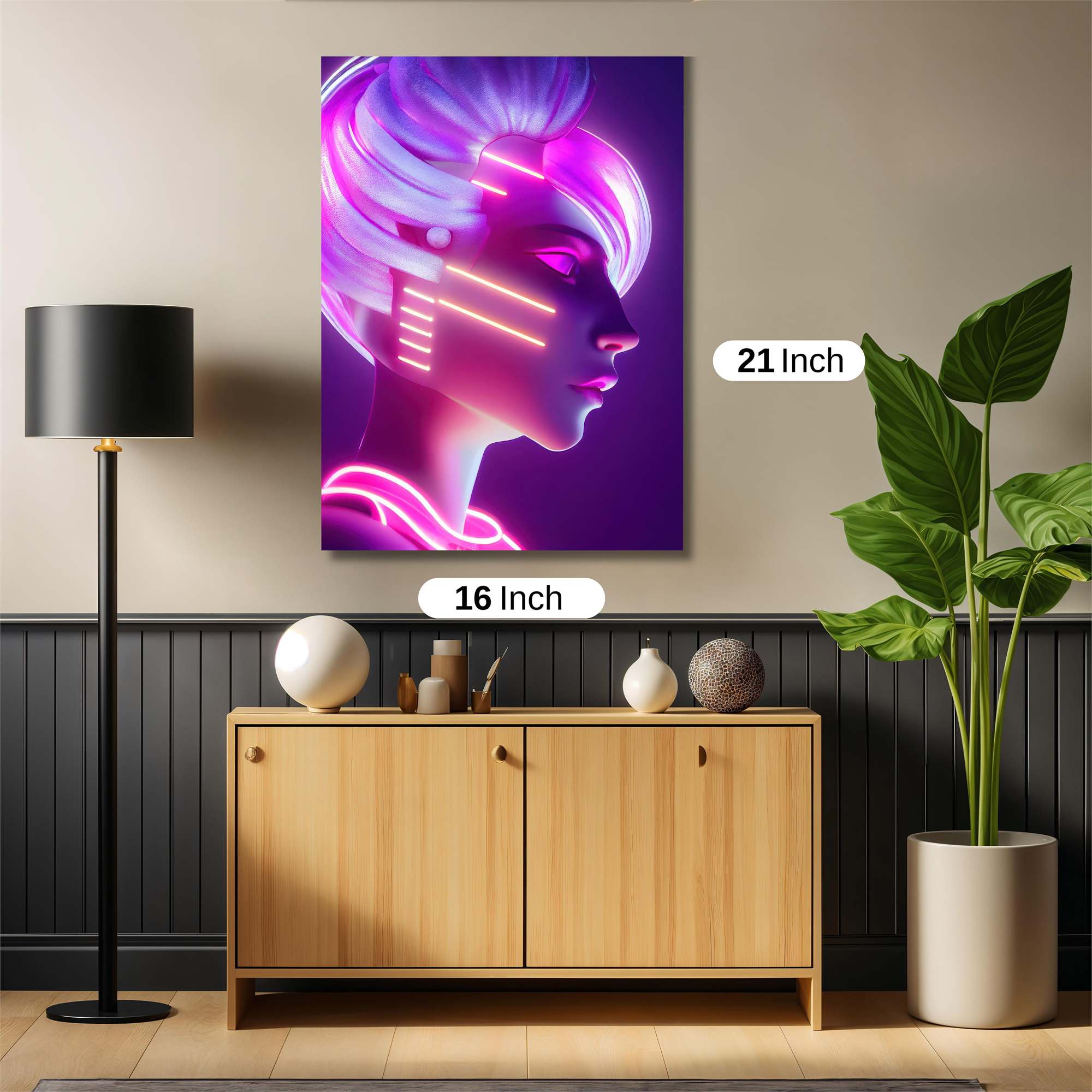 Neon Enigma Safe Wall Magnetic / M