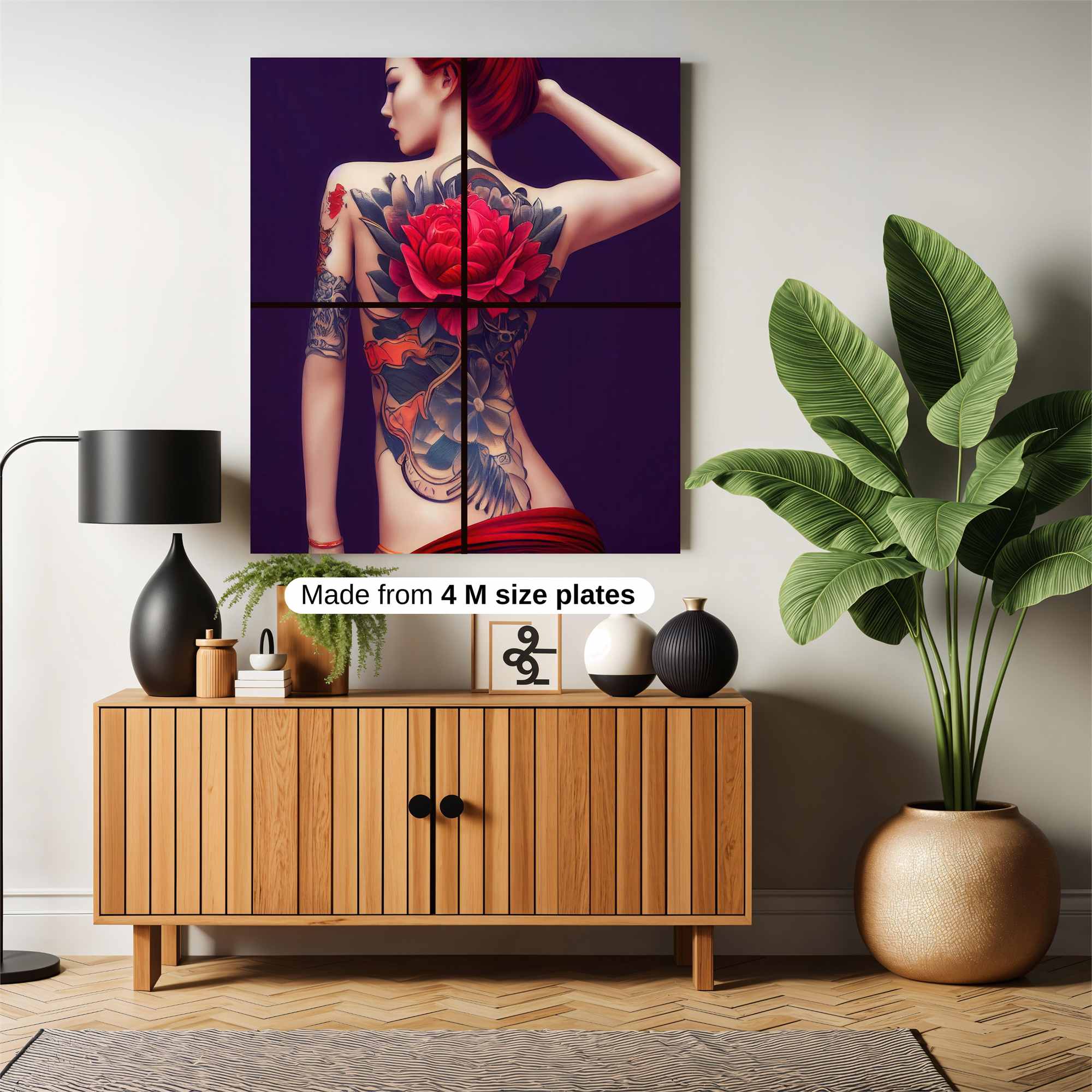 Tattoo Elegance Safe Wall Magnetic / M