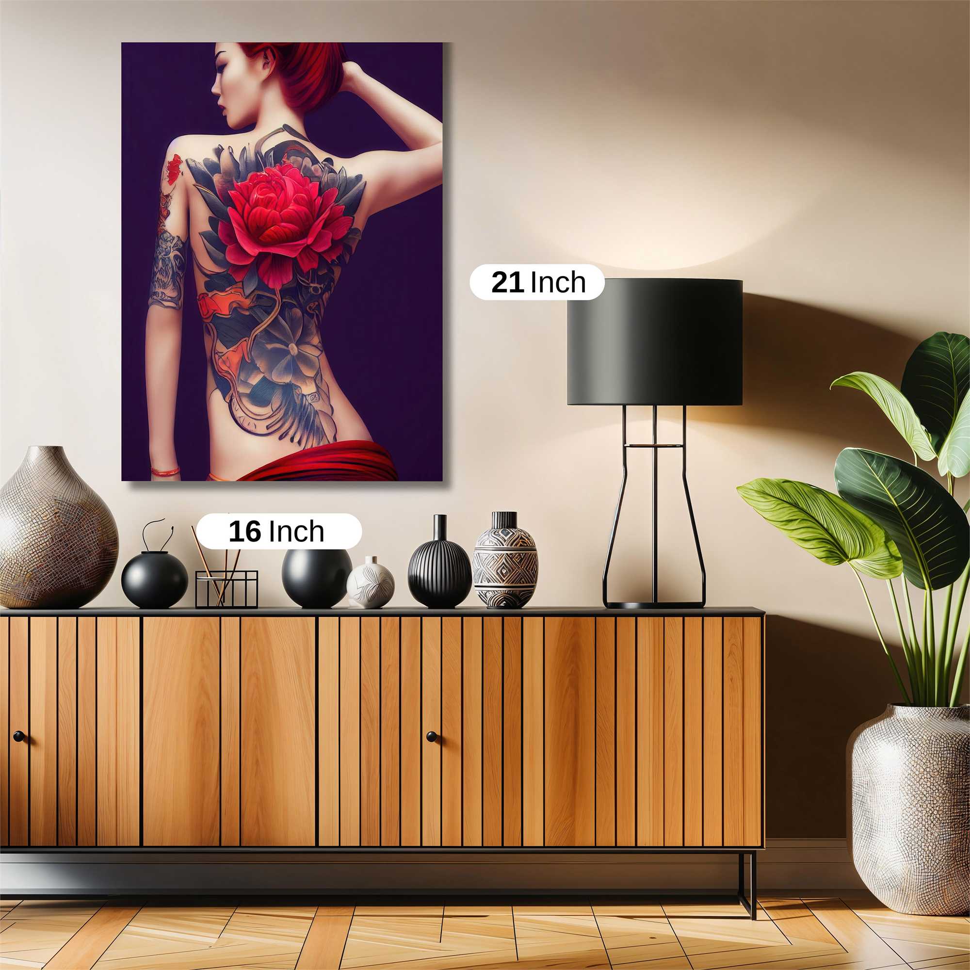 Tattoo Elegance Safe Wall Magnetic / M