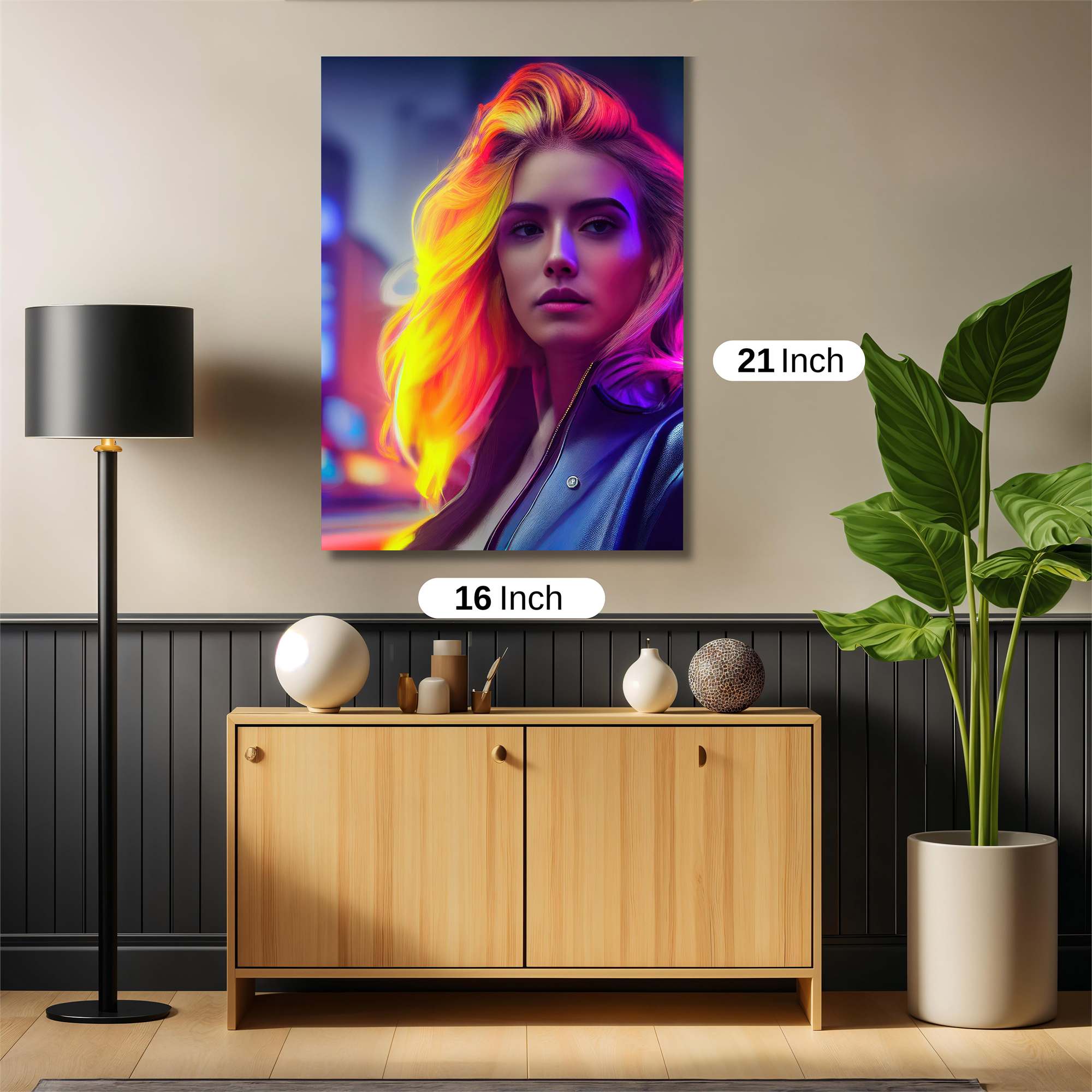 Neon Rebel Safe Wall Magnetic / M