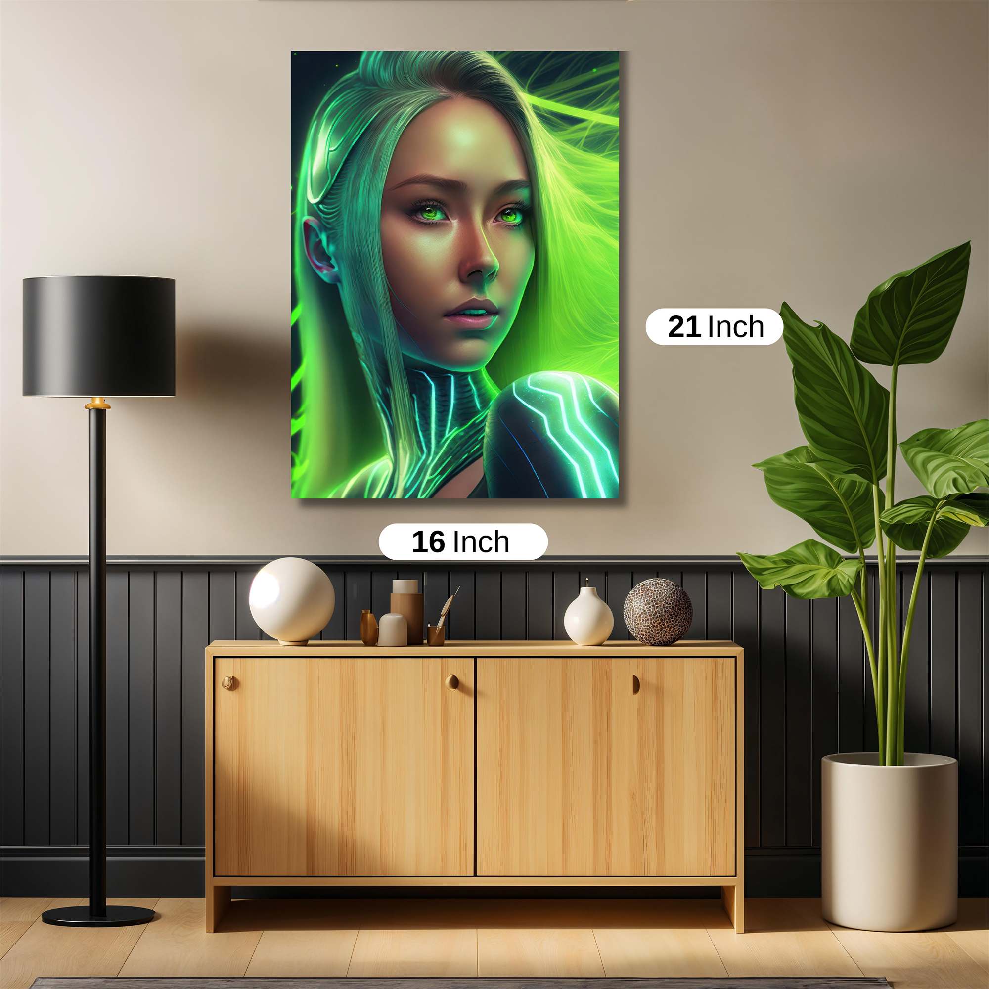 Neon Enigma Safe Wall Magnetic / M