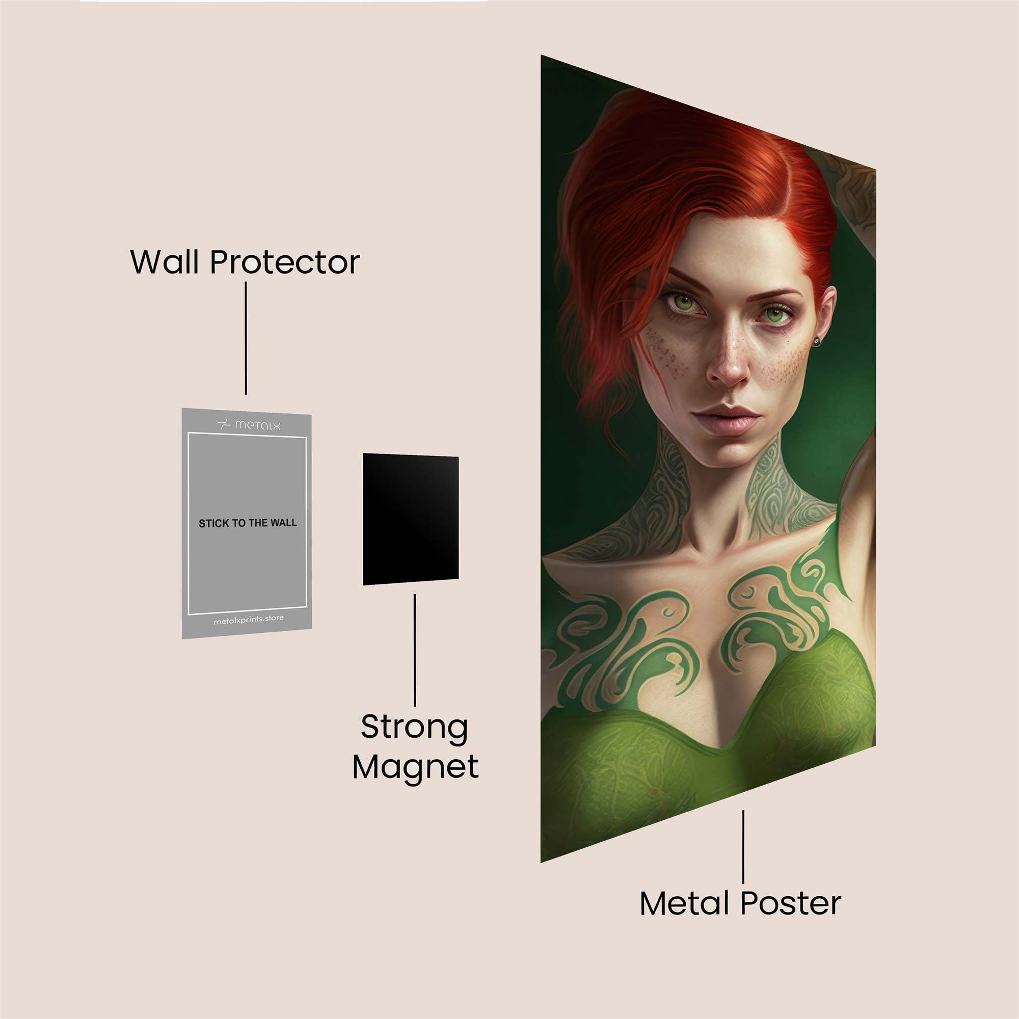 Poison Enchantress Safe Wall Magnetic / M
