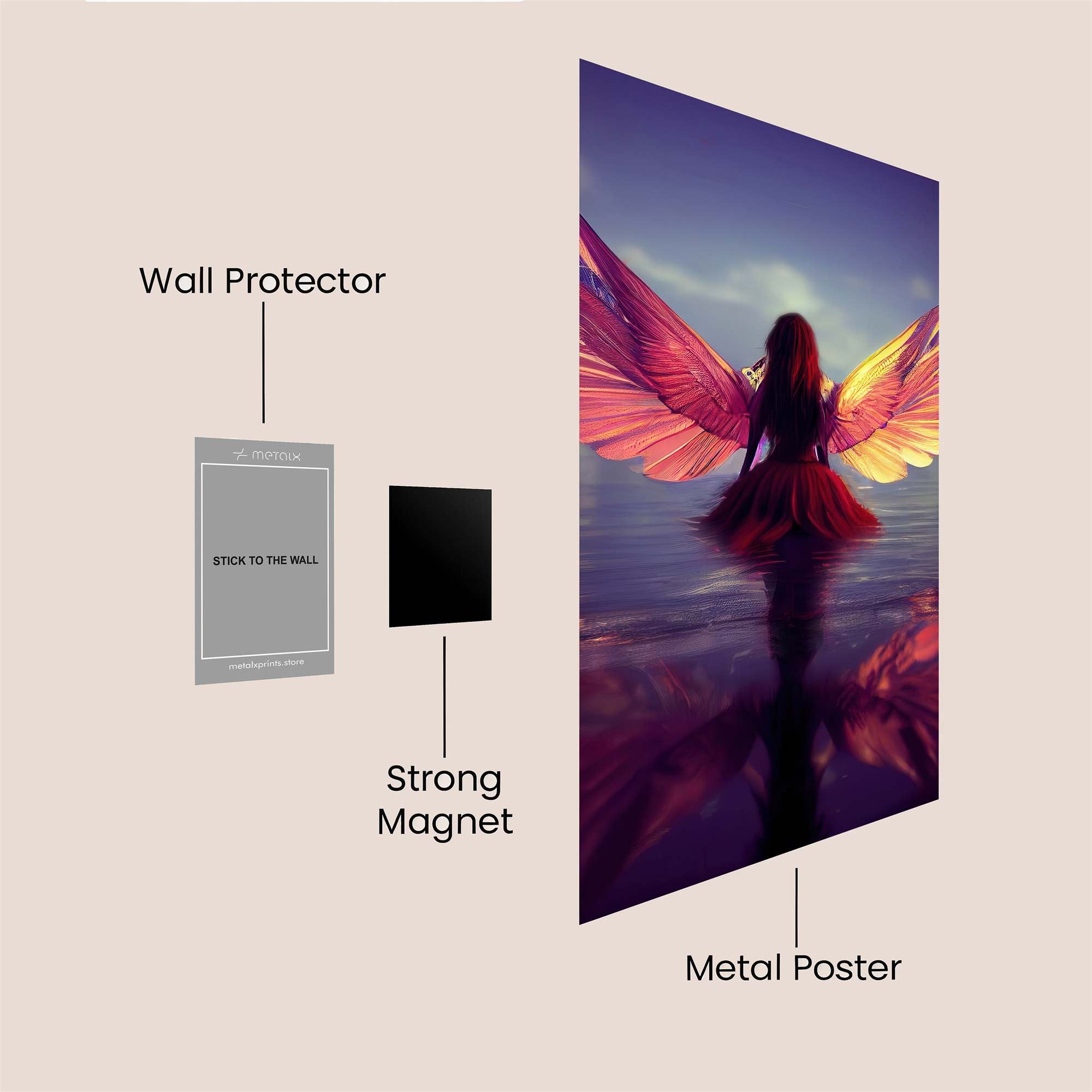 Fairy Radiant Safe Wall Magnetic / M