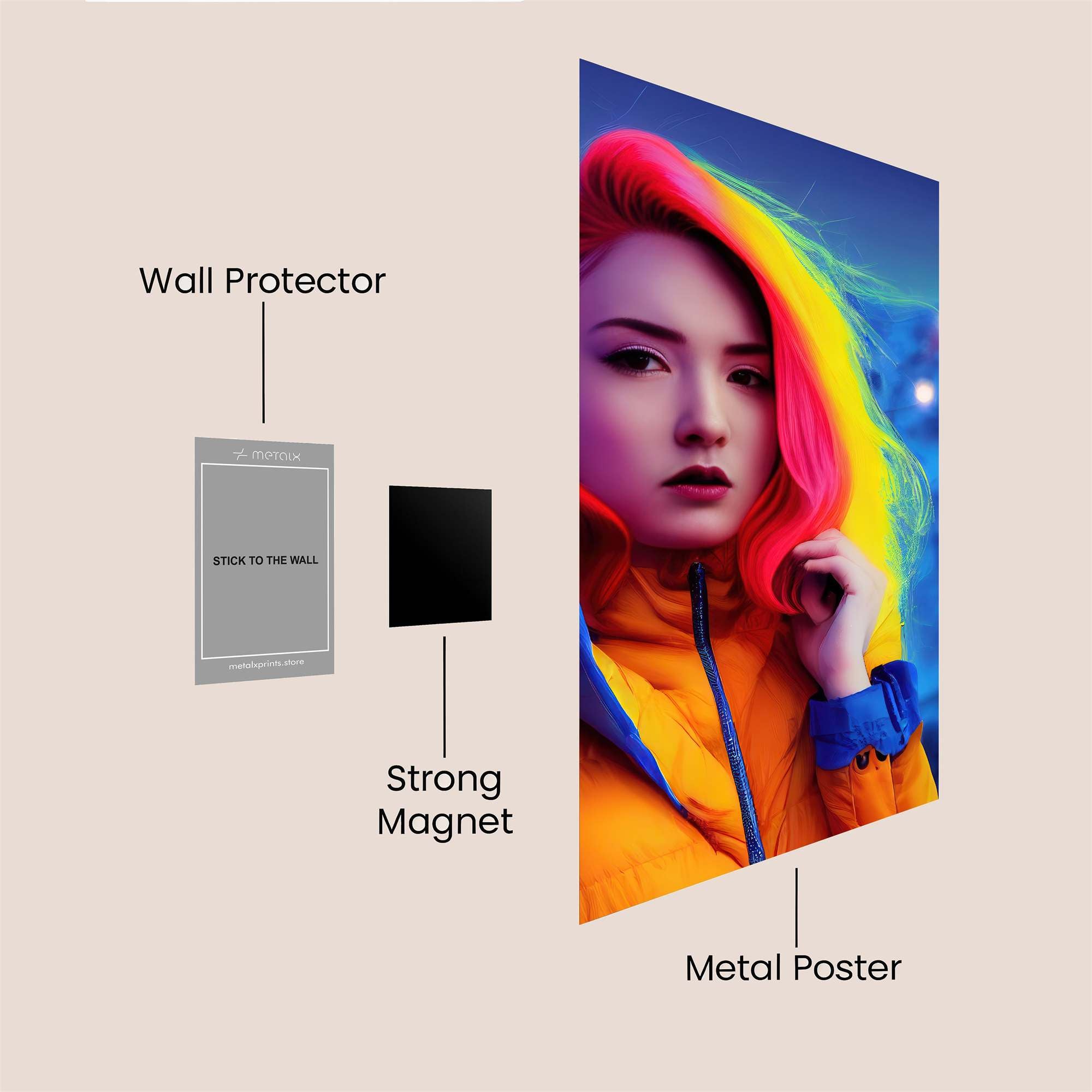 Aurora Dream Safe Wall Magnetic / M