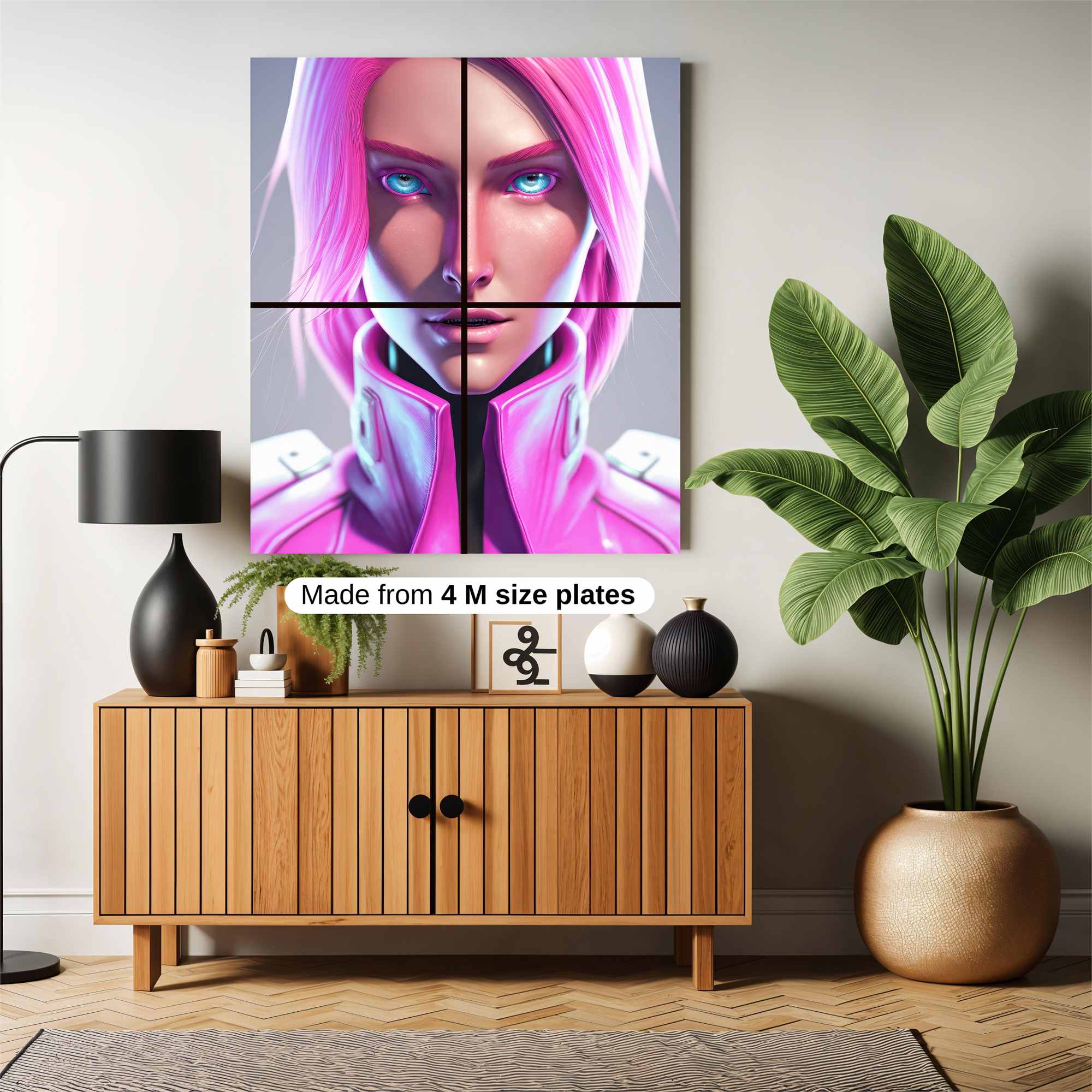 Neon Serenity Safe Wall Magnetic / M