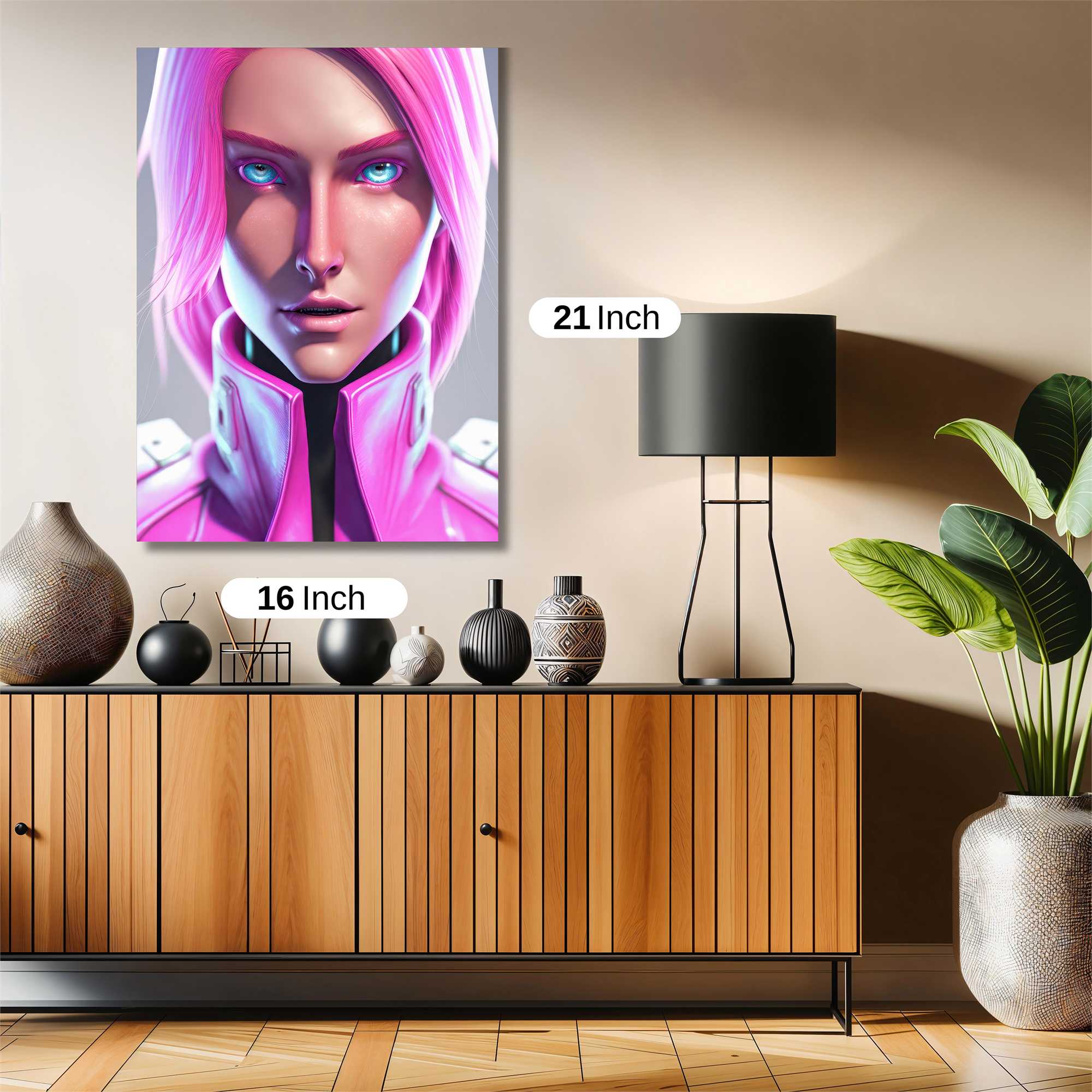 Neon Serenity Safe Wall Magnetic / M