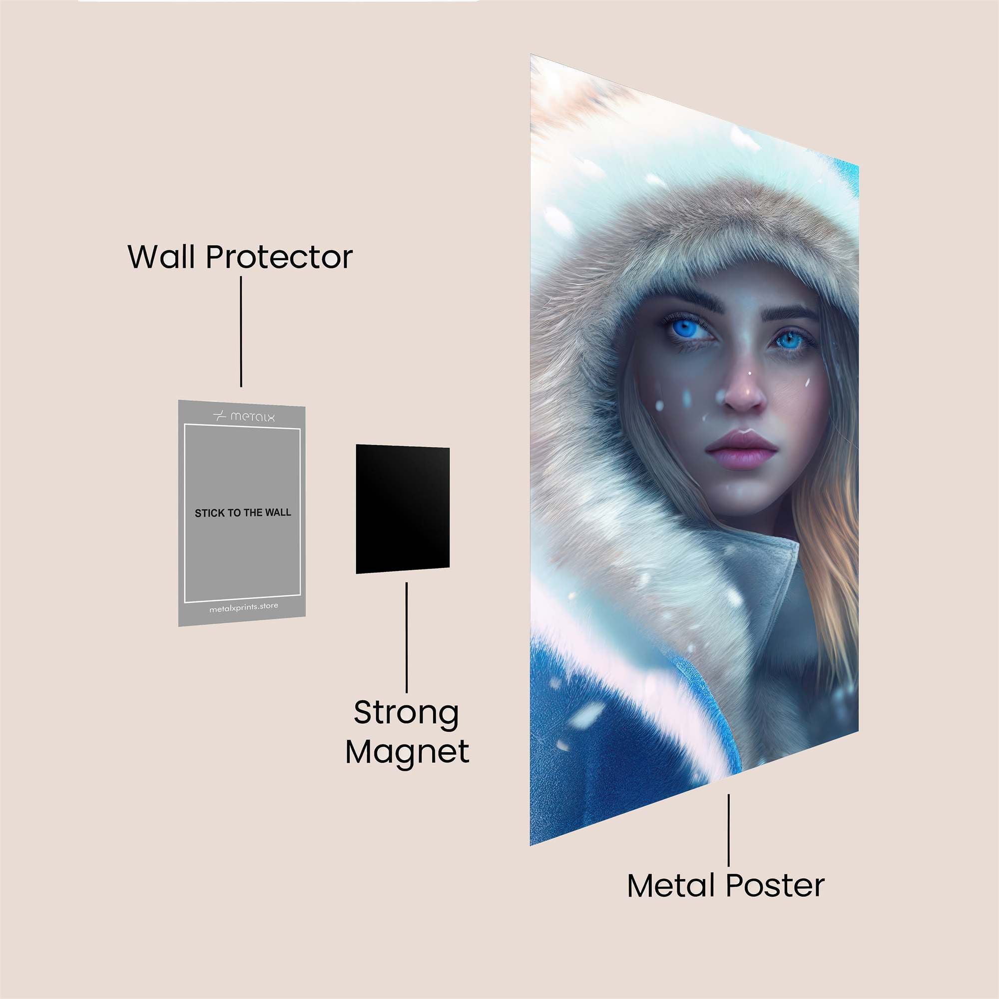 Winter Serenity Safe Wall Magnetic / M