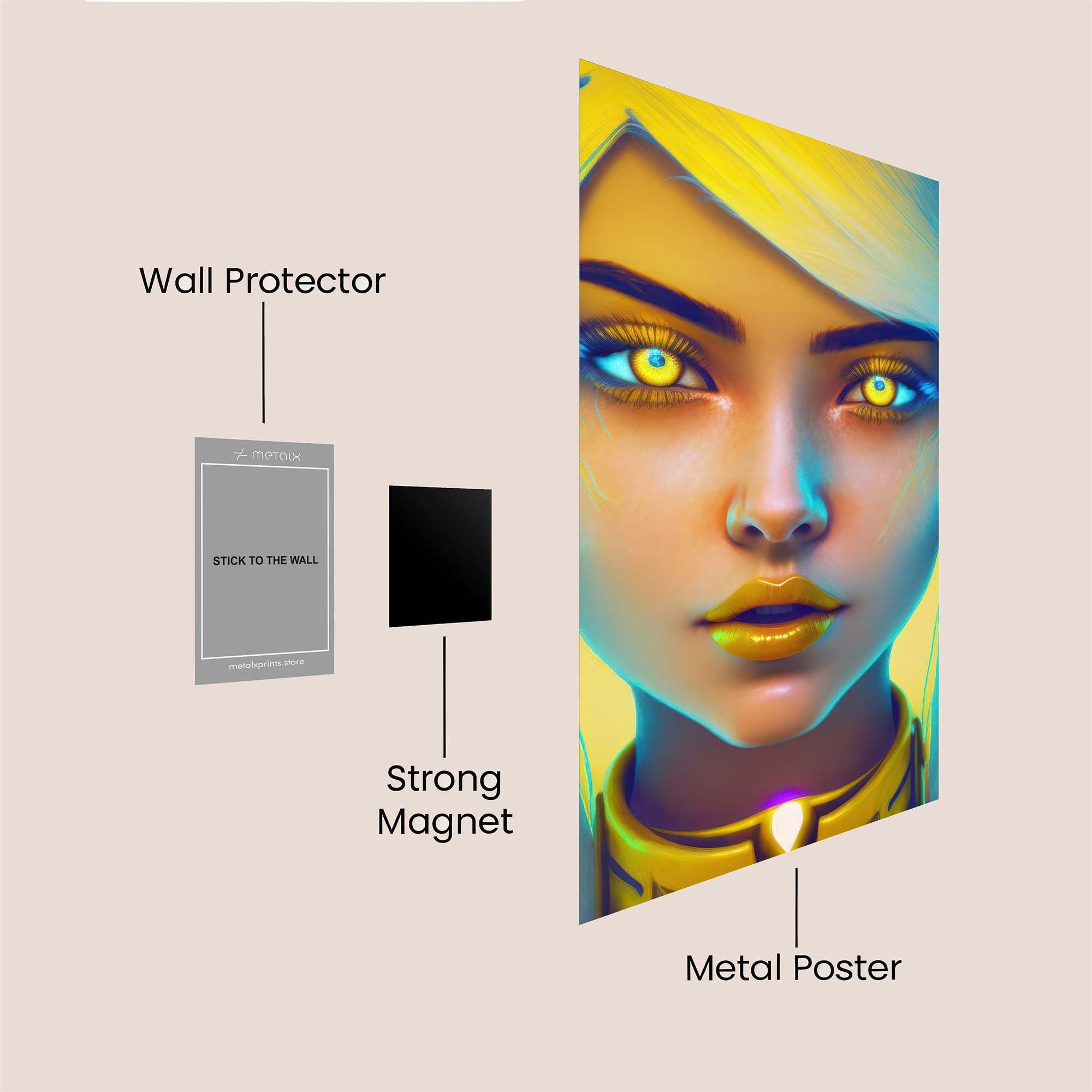 Luna Enigmatic Safe Wall Magnetic / M