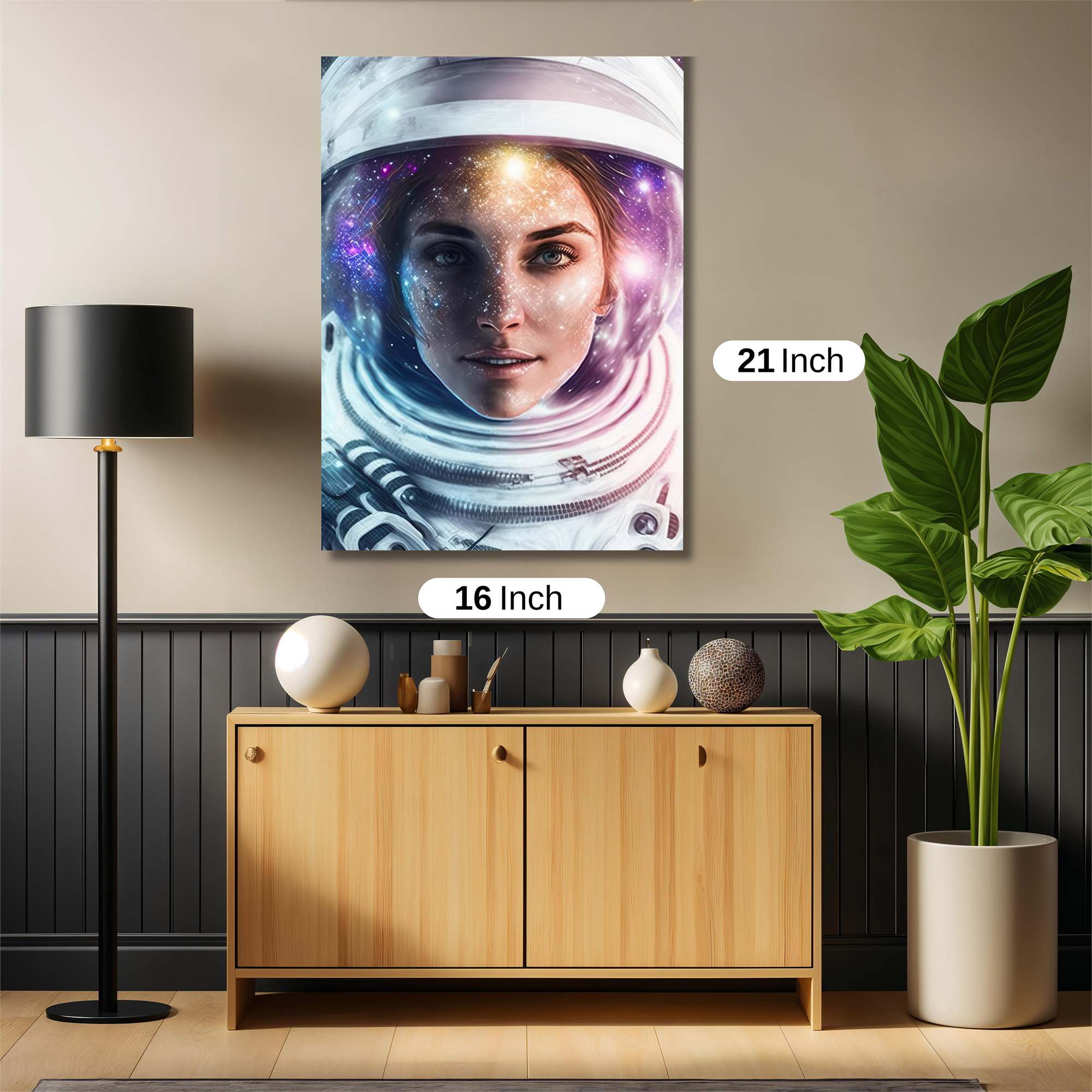 Astronaut Dreamscape Safe Wall Magnetic / M