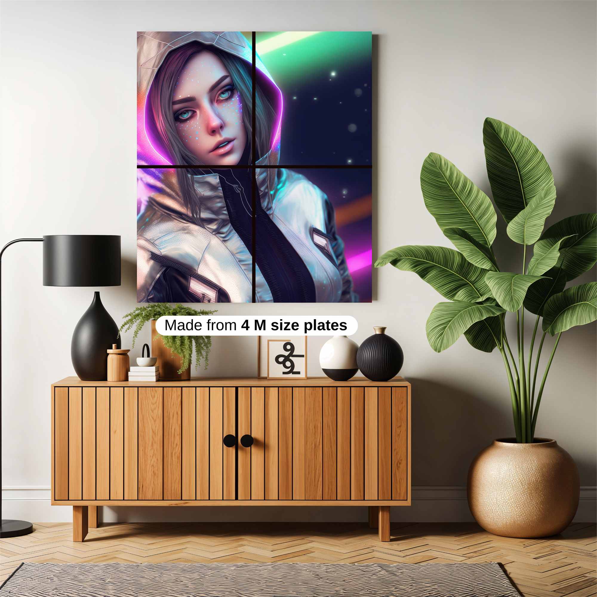 Neon Enigma Safe Wall Magnetic / M