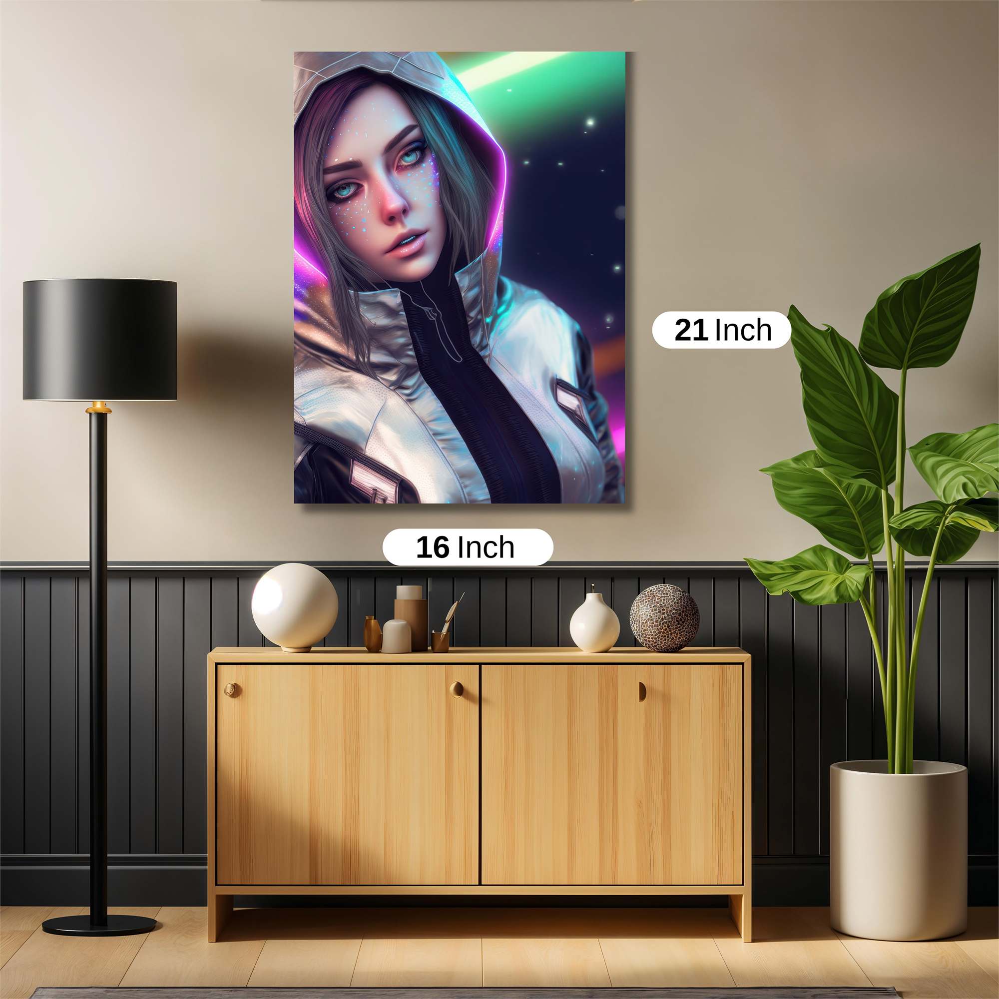 Neon Enigma Safe Wall Magnetic / M