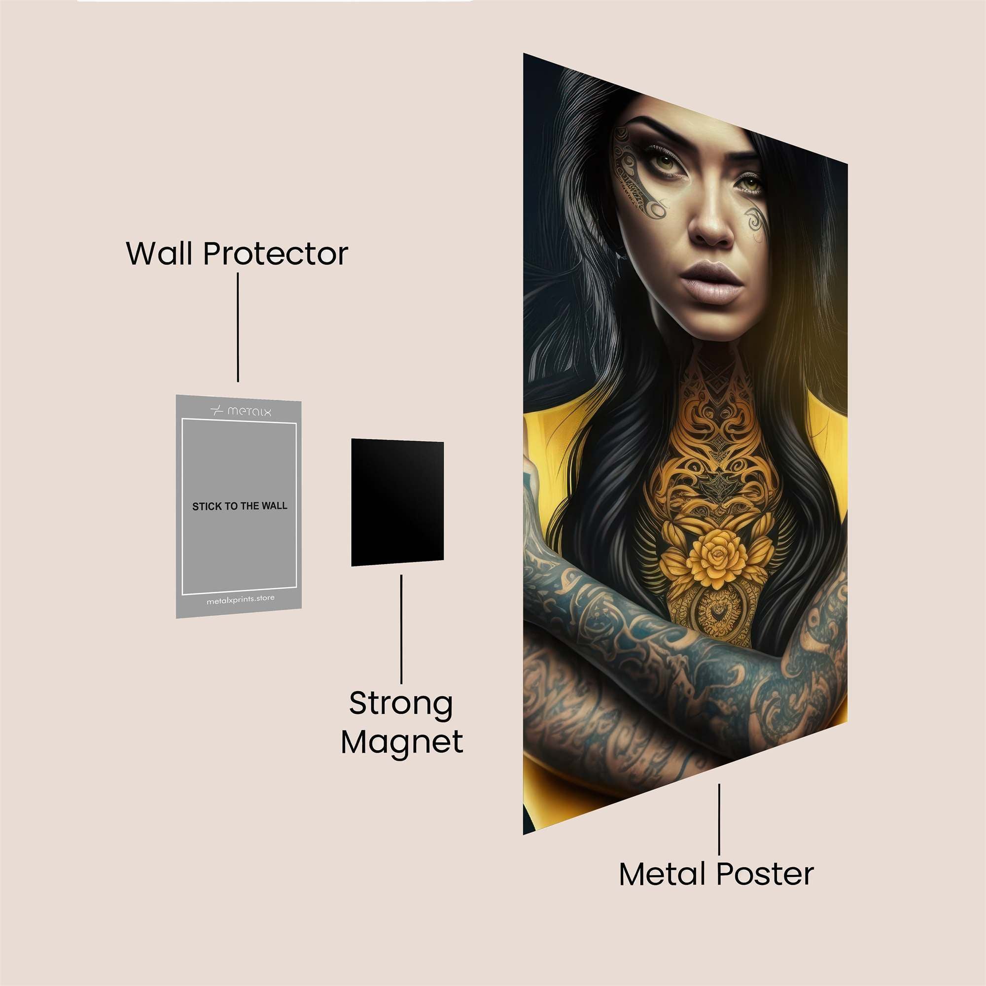Mystic Elegance Safe Wall Magnetic / M