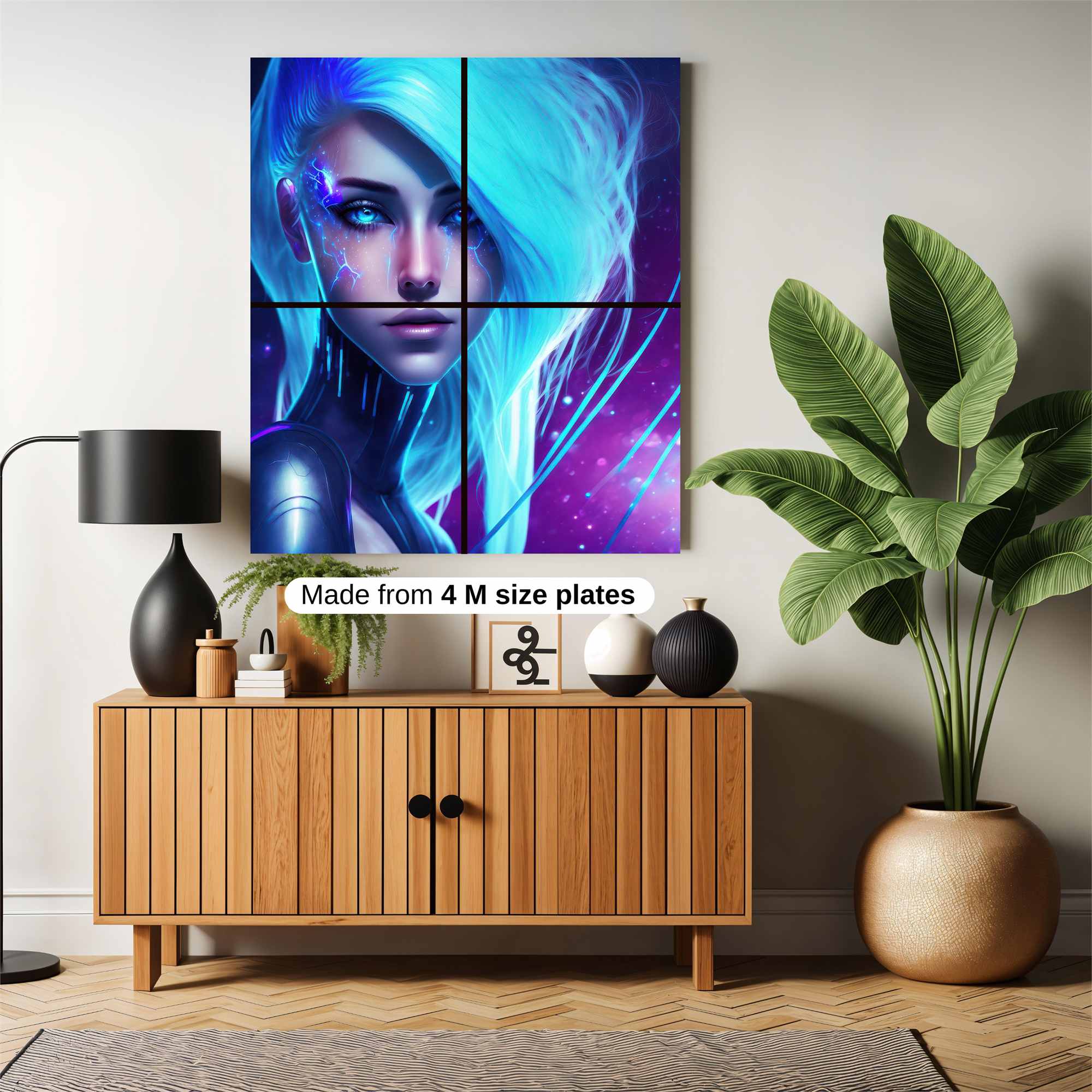 Cyber Serenity Safe Wall Magnetic / M