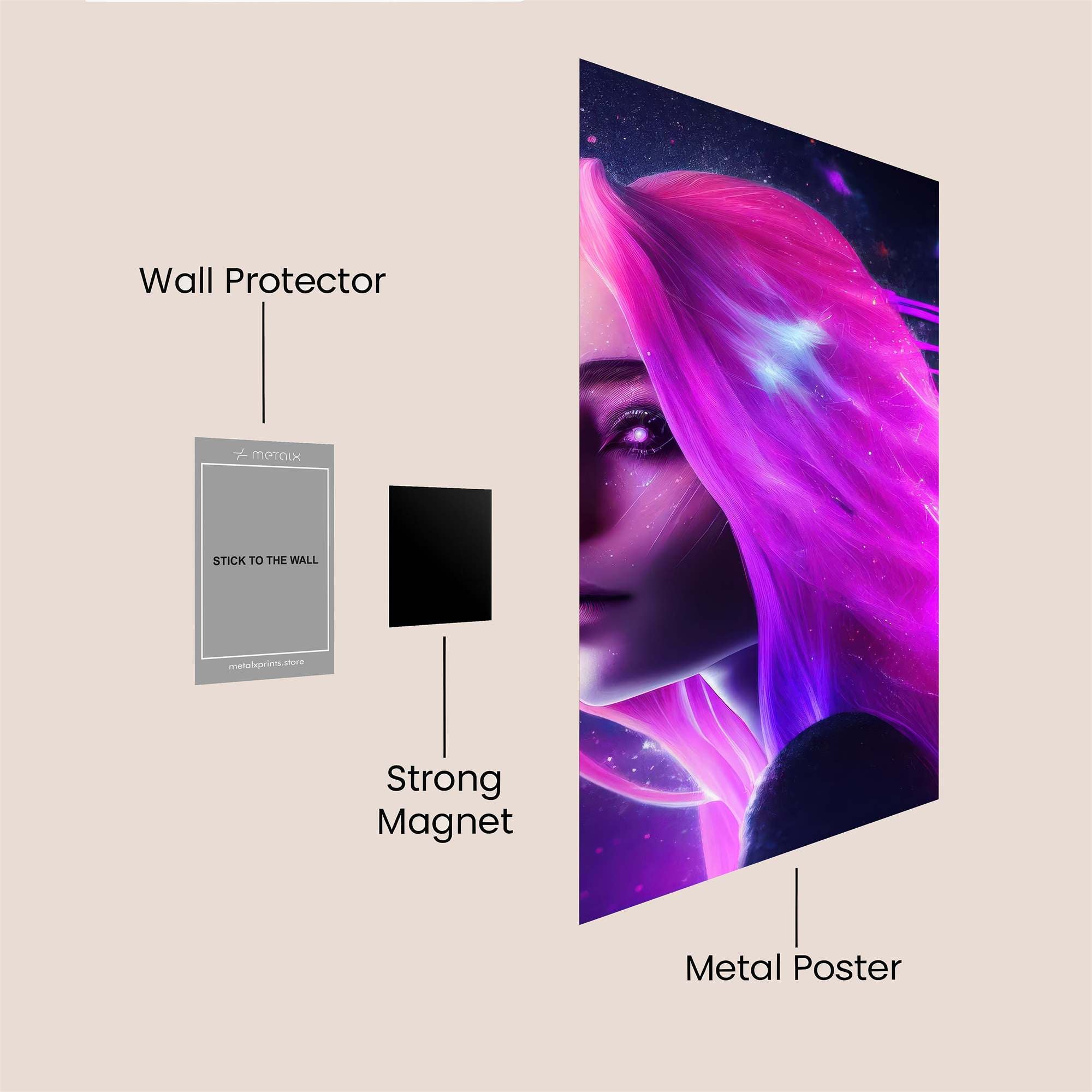 Cosmic Enigma Safe Wall Magnetic / M