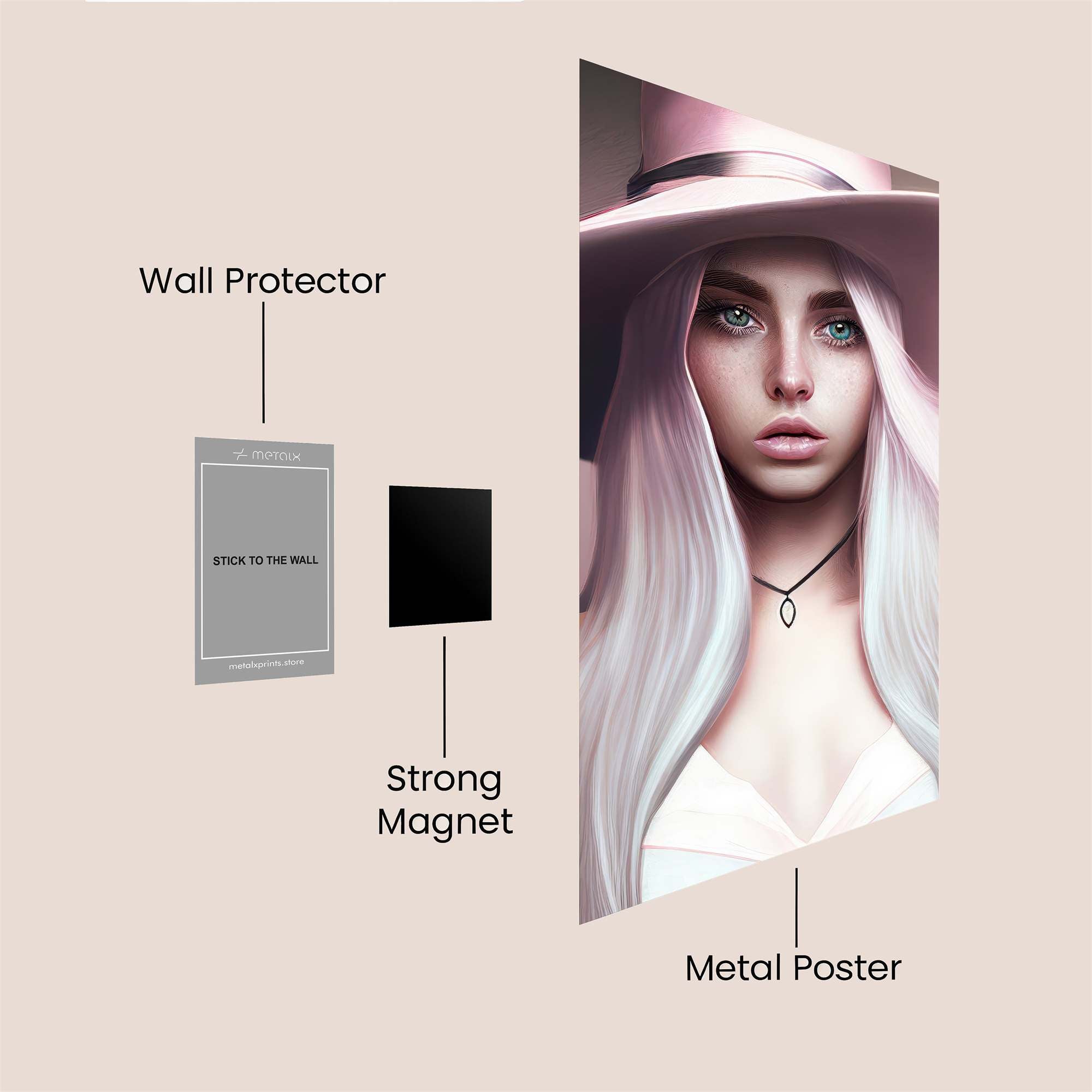 Hat Enigma Safe Wall Magnetic / M