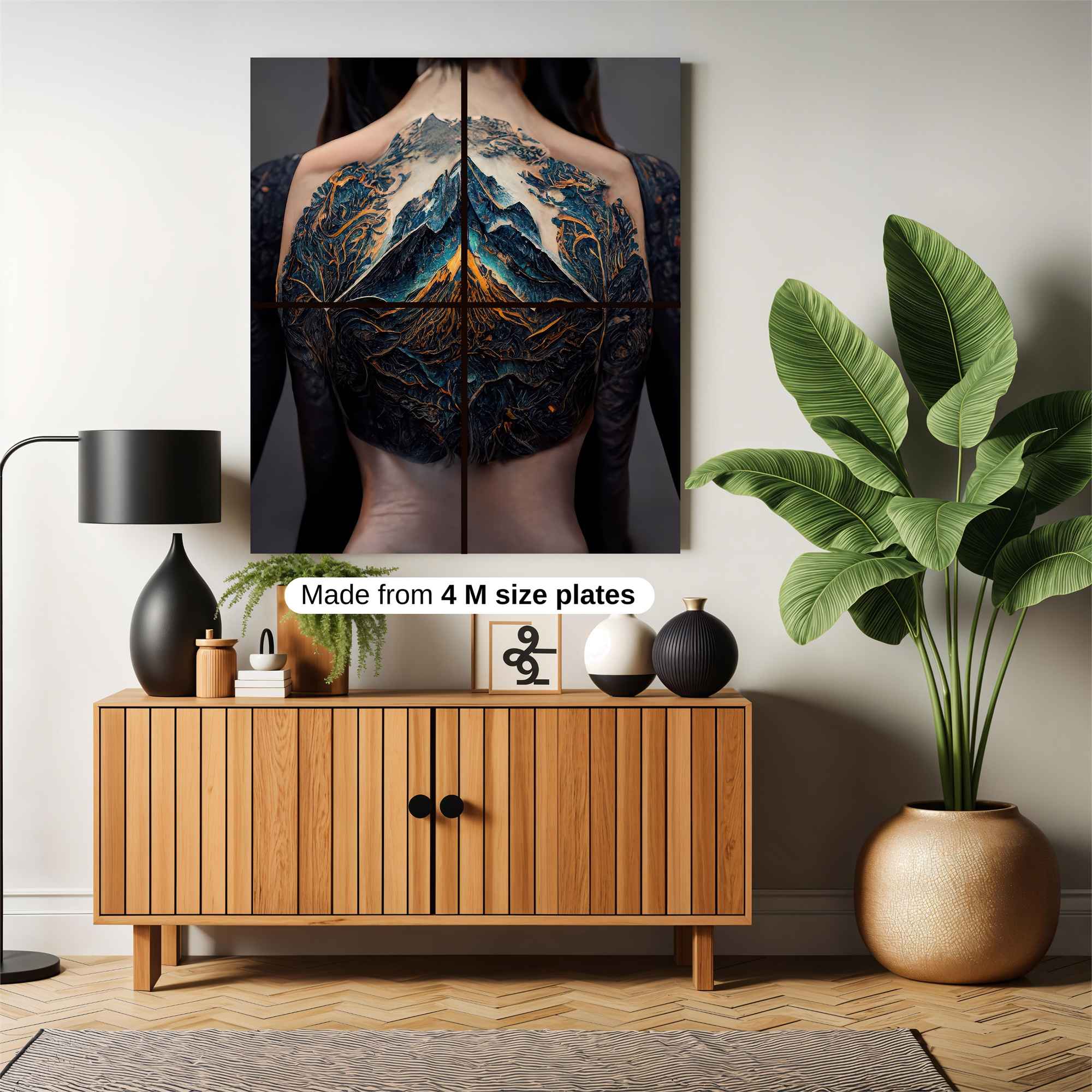 Mountainous Majesty Safe Wall Magnetic / M