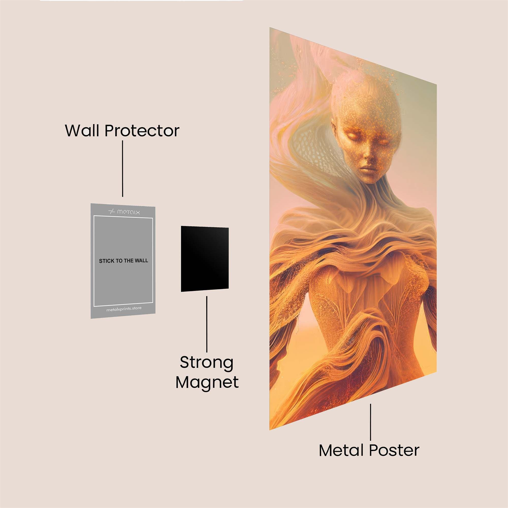 Desert Serenity Safe Wall Magnetic / M