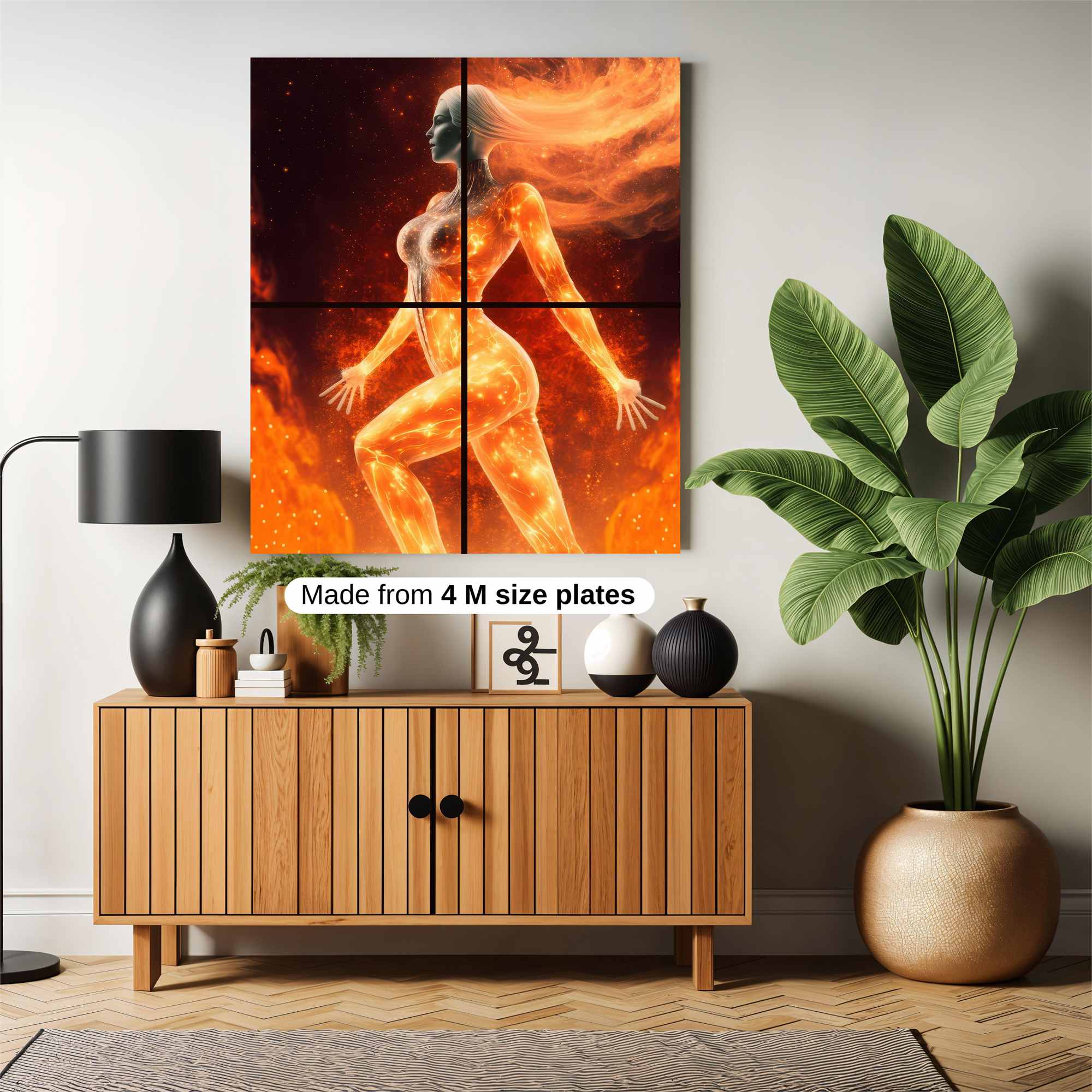 Phoenix Rising Safe Wall Magnetic / M