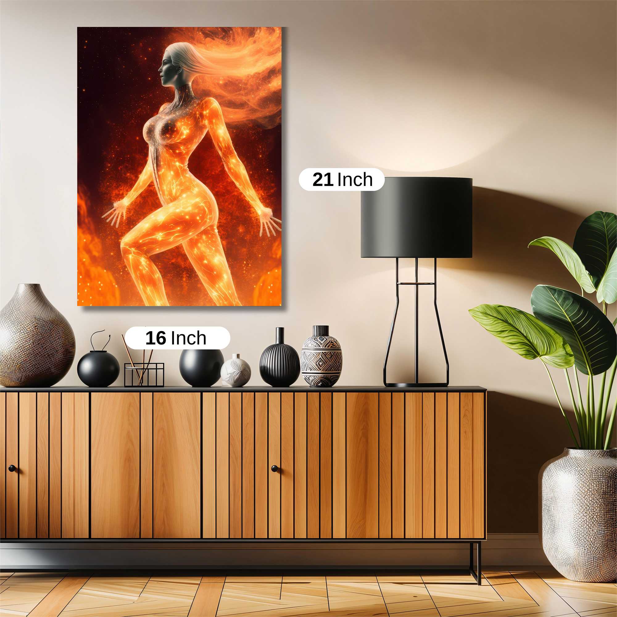 Phoenix Rising Safe Wall Magnetic / M