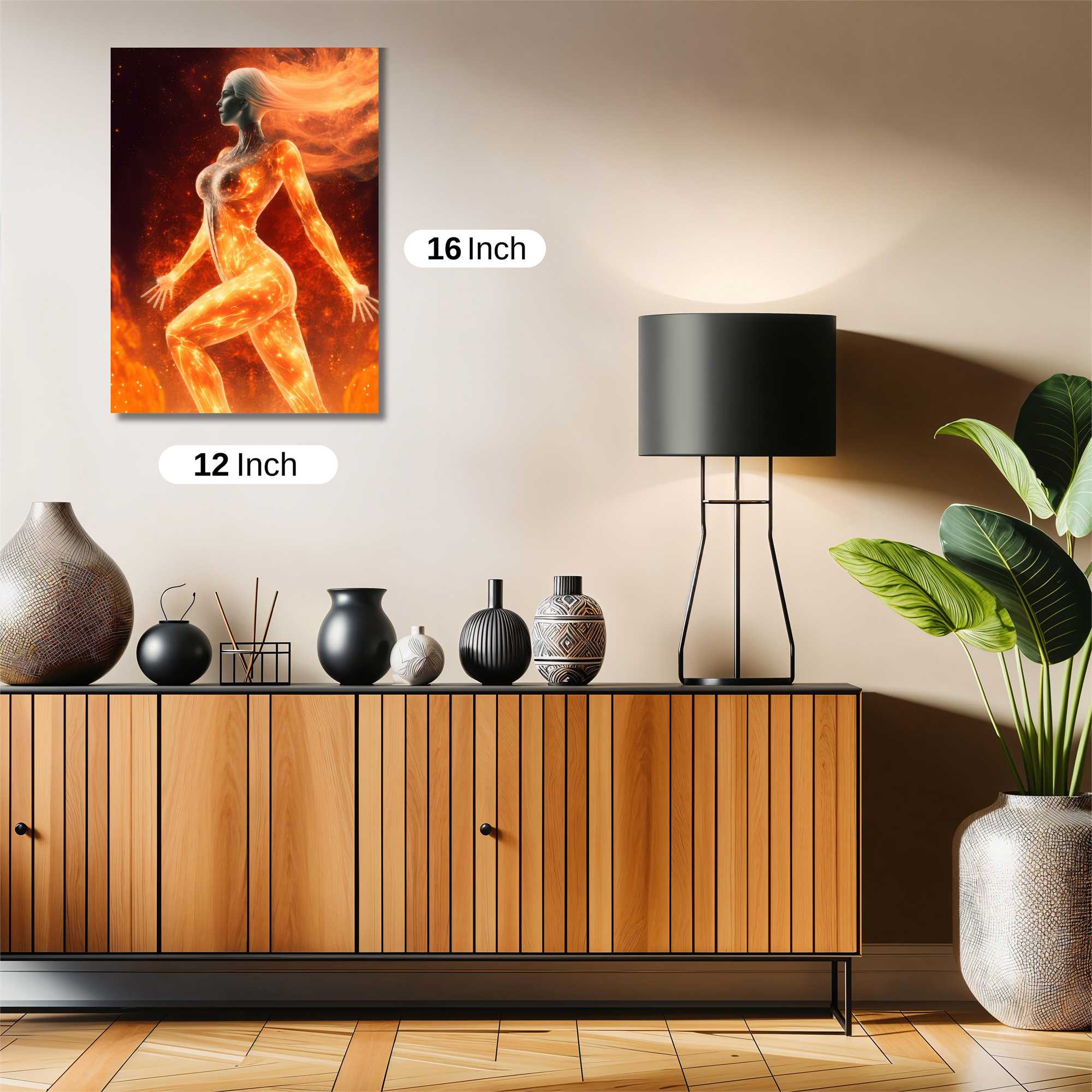 Phoenix Rising Safe Wall Magnetic / M