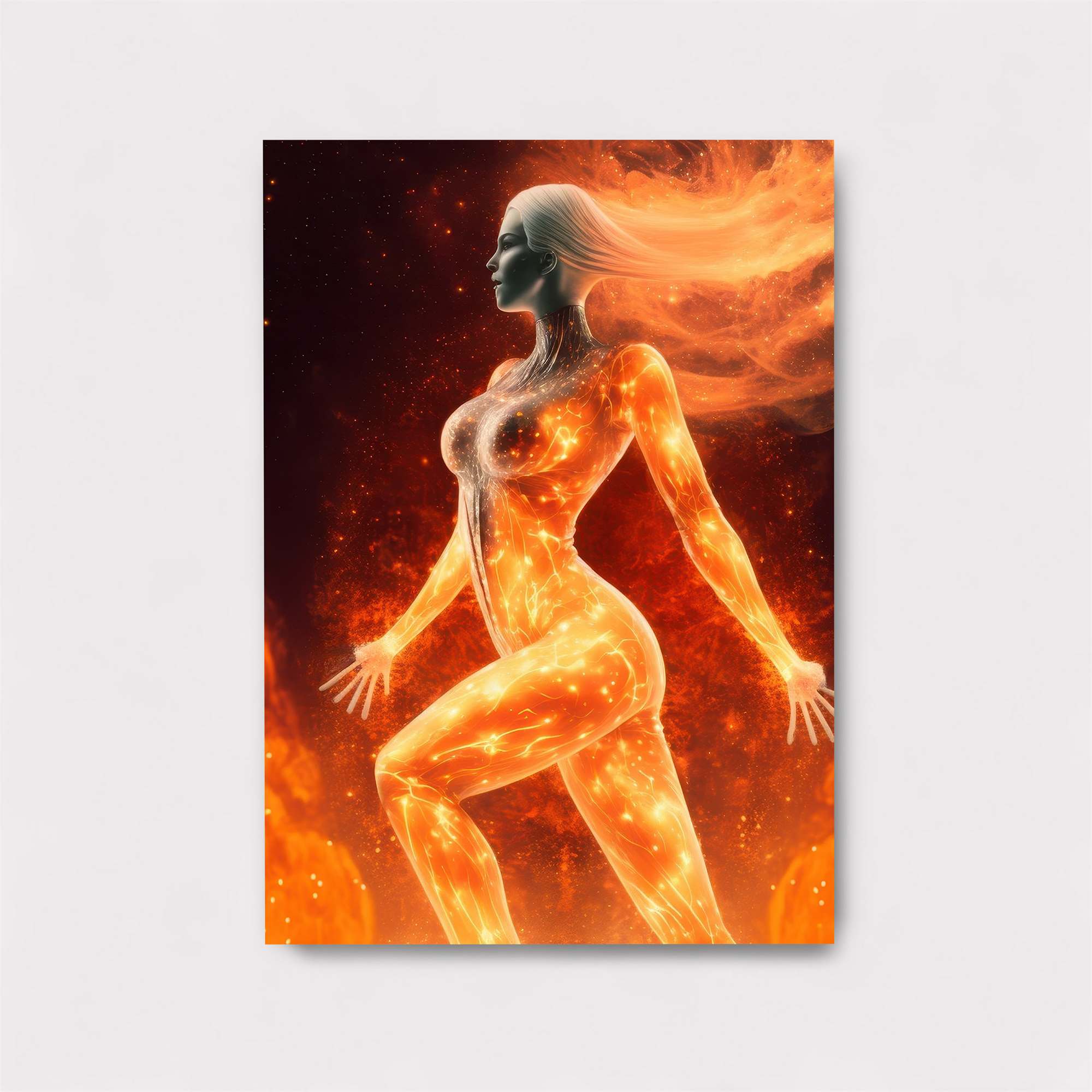 Phoenix Rising Safe Wall Magnetic / M
