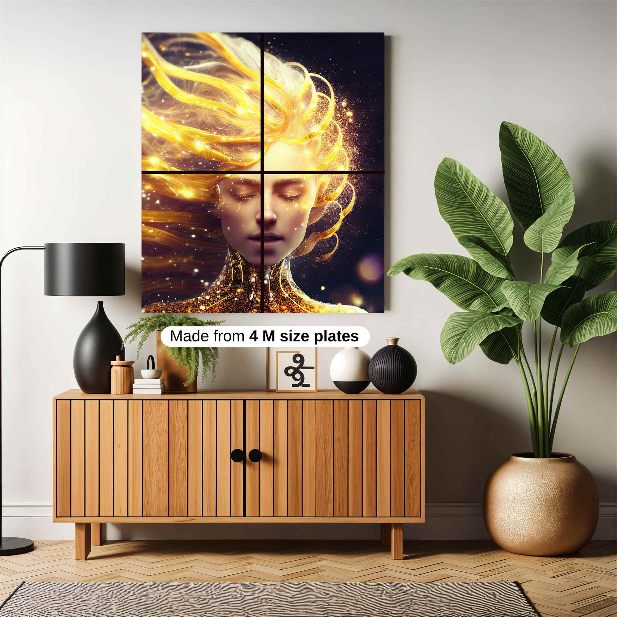 Golden Serenity Safe Wall Magnetic / M