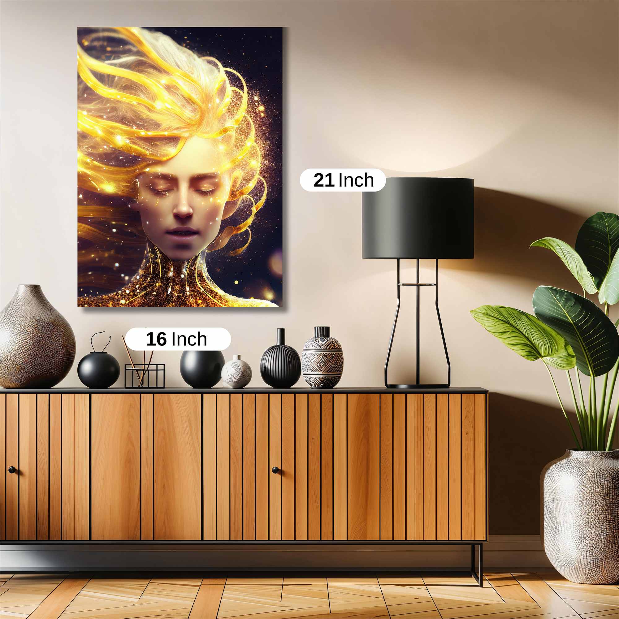 Golden Serenity Safe Wall Magnetic / M