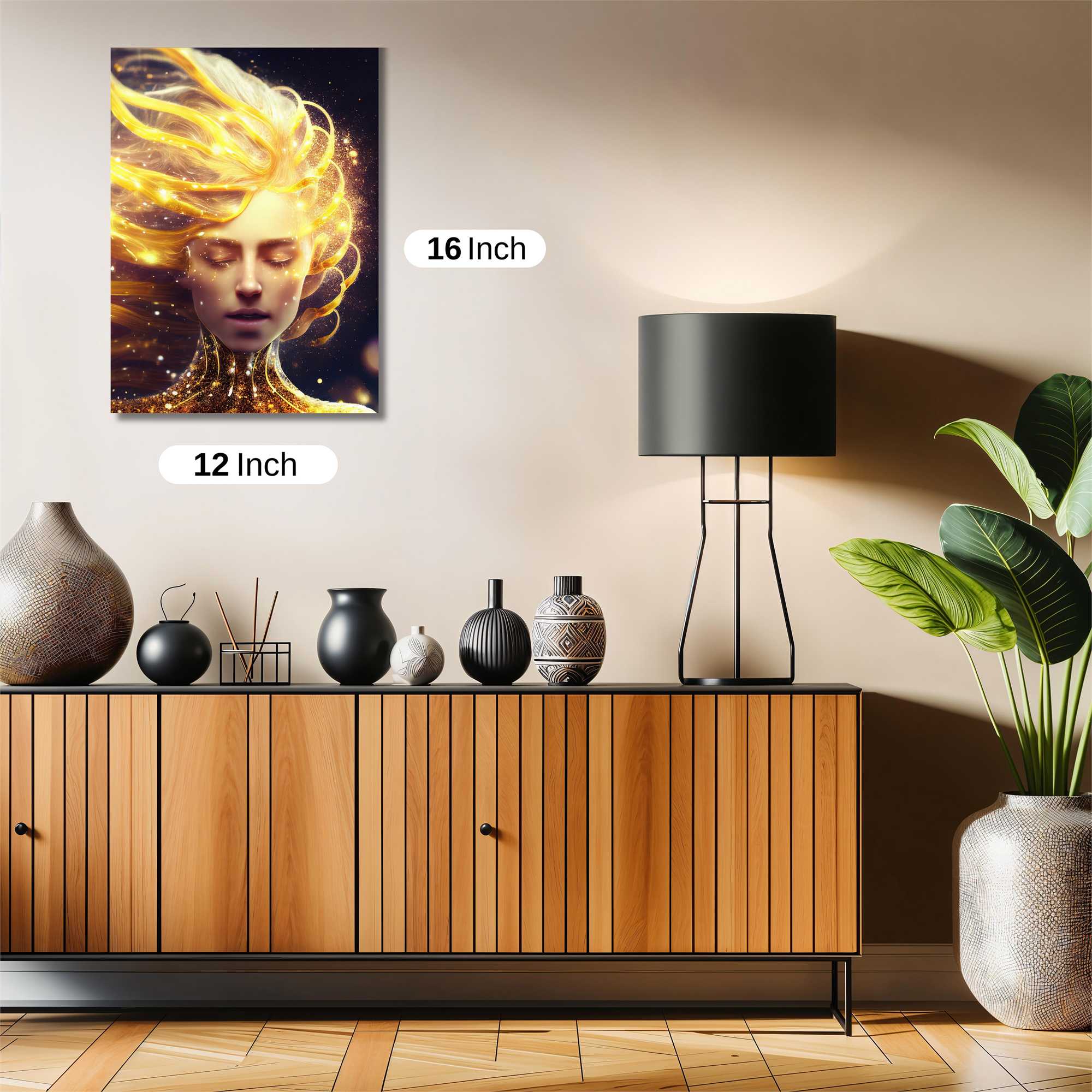 Golden Serenity Safe Wall Magnetic / M