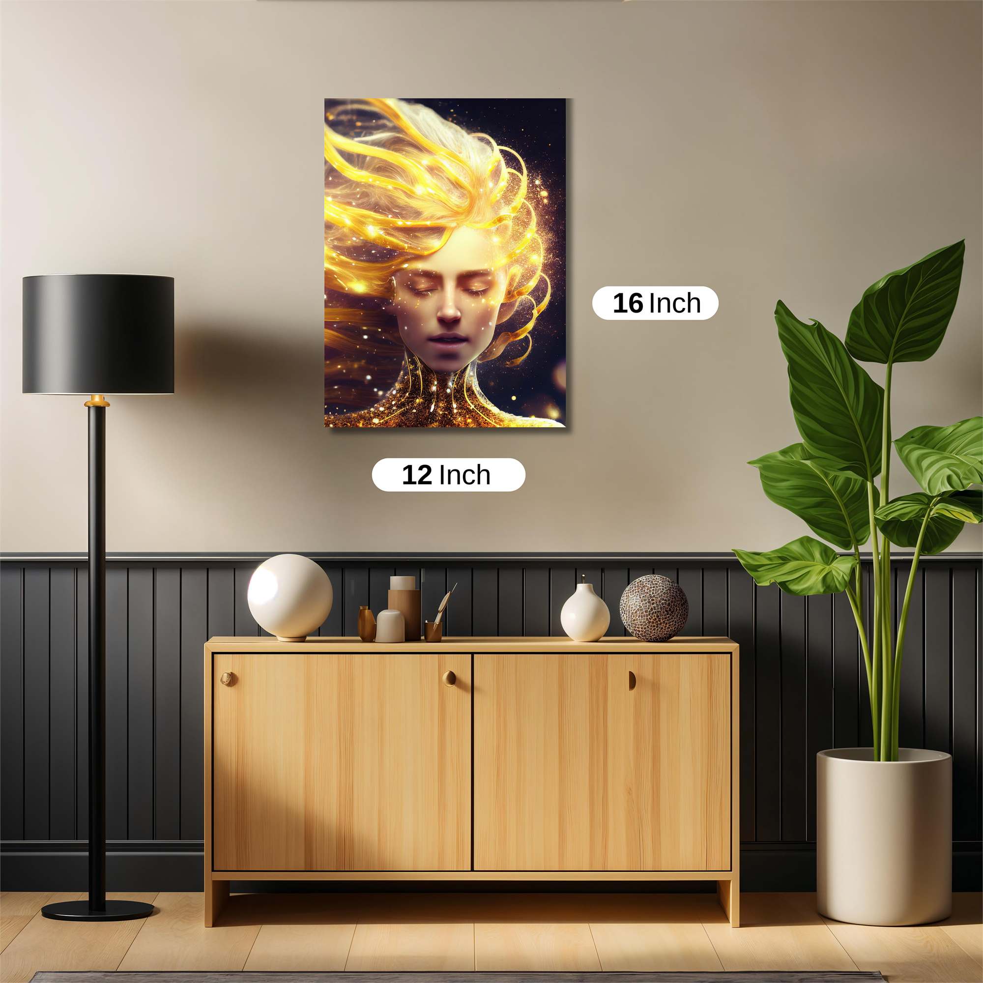 Golden Serenity Safe Wall Magnetic / M