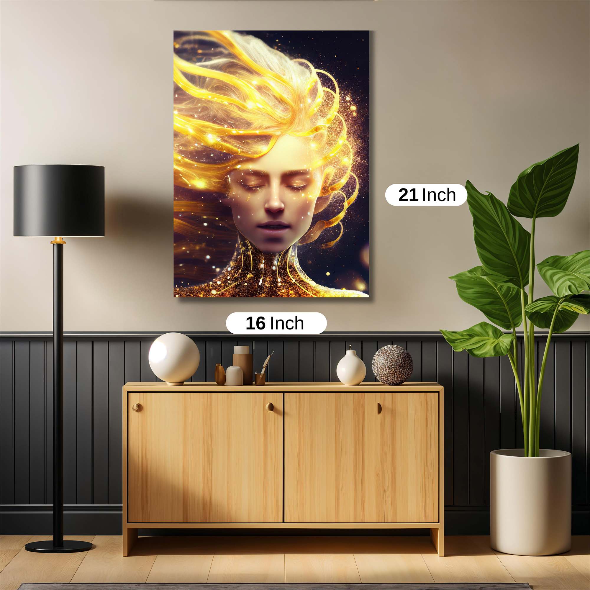 Golden Serenity Safe Wall Magnetic / M