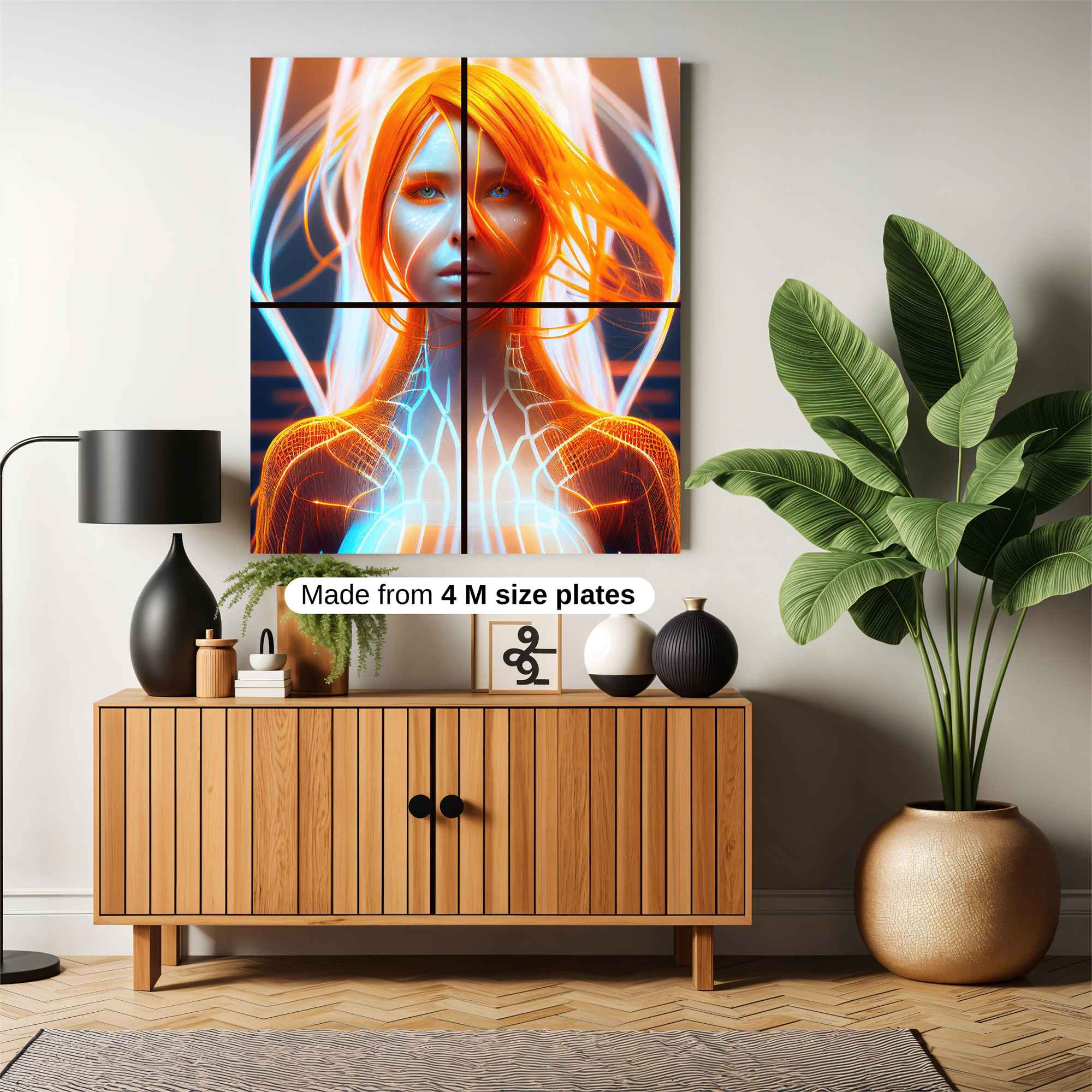 Cyber Serenity Safe Wall Magnetic / M